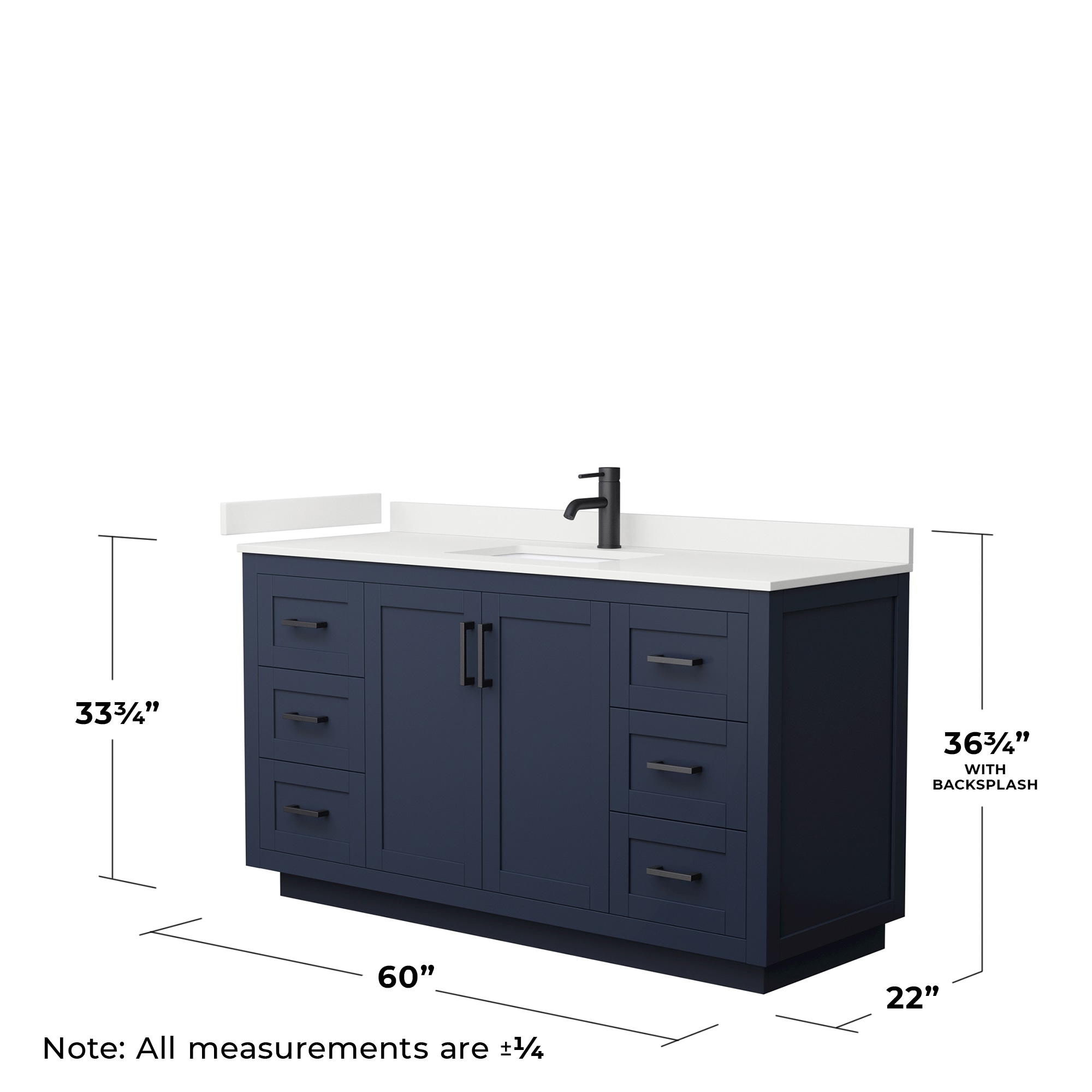 Wyndham Collection WCF292960SBBWQUNSMXX Bath-Vanity-Combo - View #5