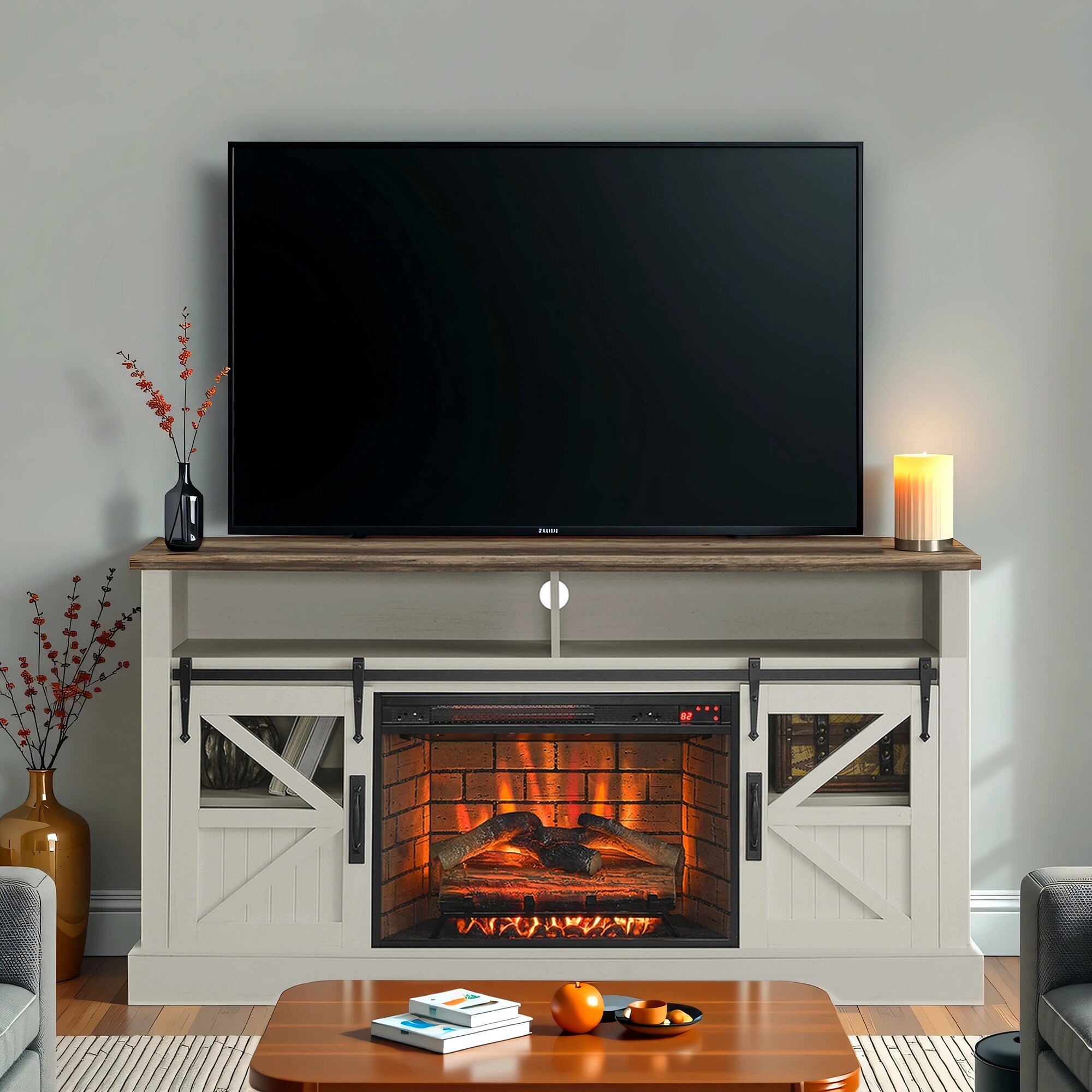 SINOFURN SYC070042BG Electric-Fireplaces - View #3