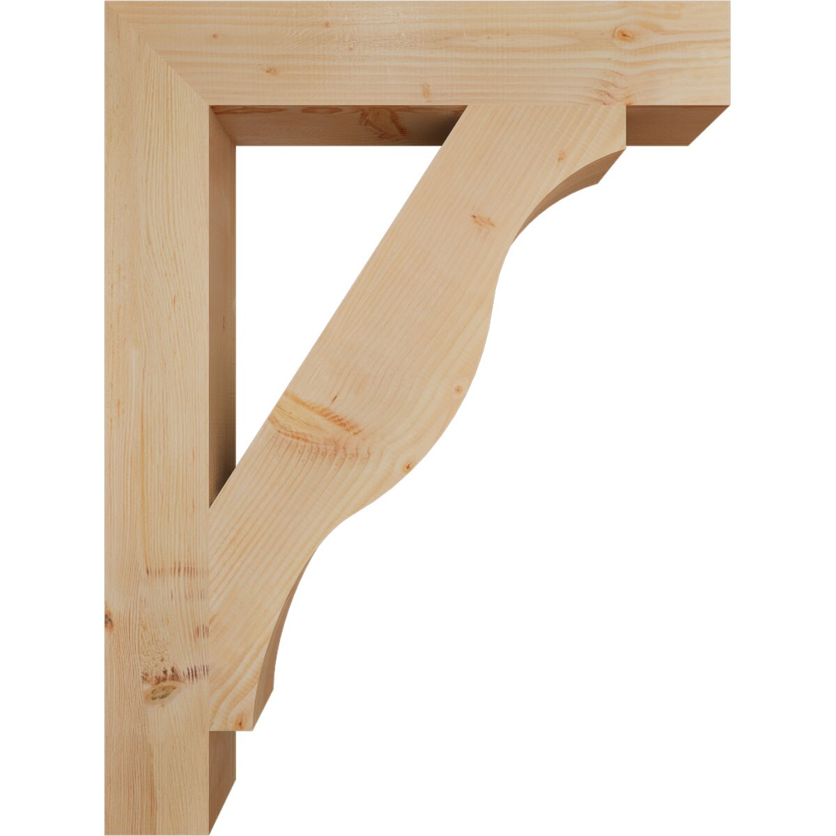 Ekena Millwork BKT06X36X48FST05SDF Exterior-Brackets-Braces - View #3