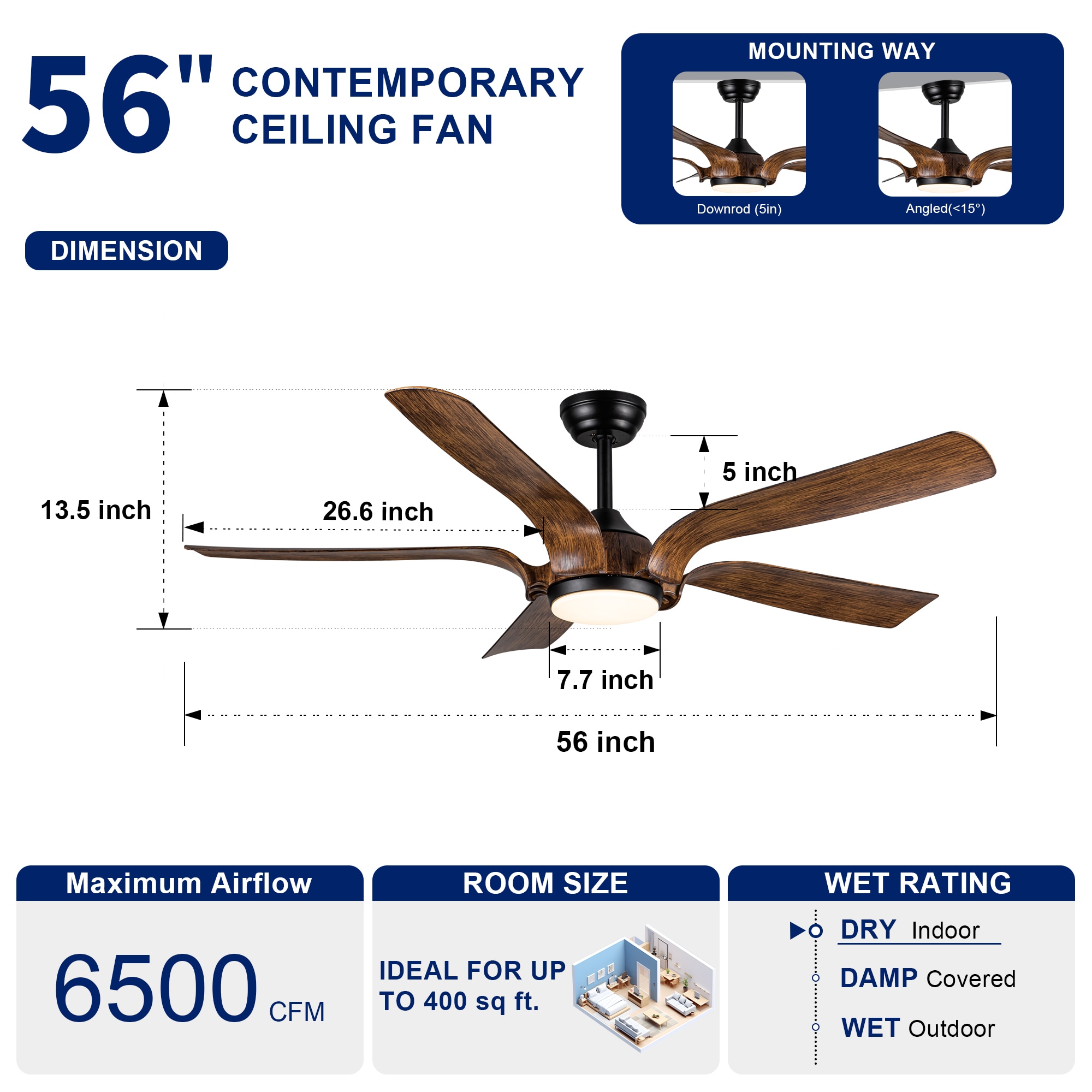 YUHAO LSDC1124BKM562 Ceiling-Fans - View #6