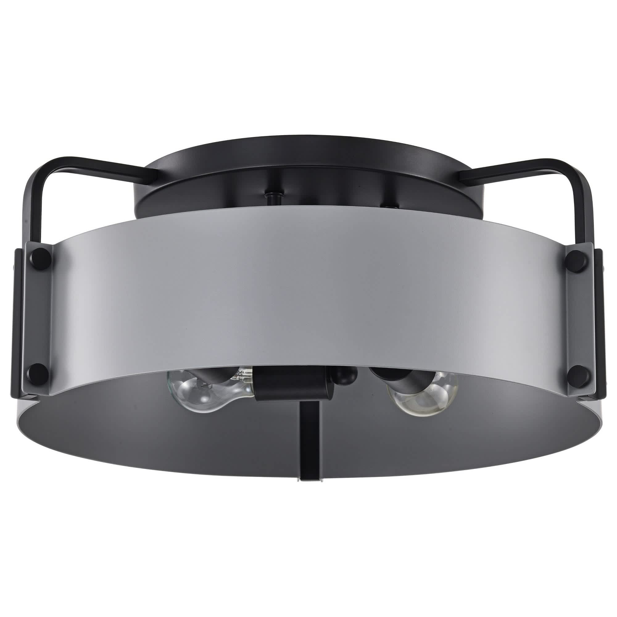 Nuvo Lighting A-NUVO-60/7851 Altos 4 - Light Matte Gray Iron Darkgray Steel Flush Mount Light