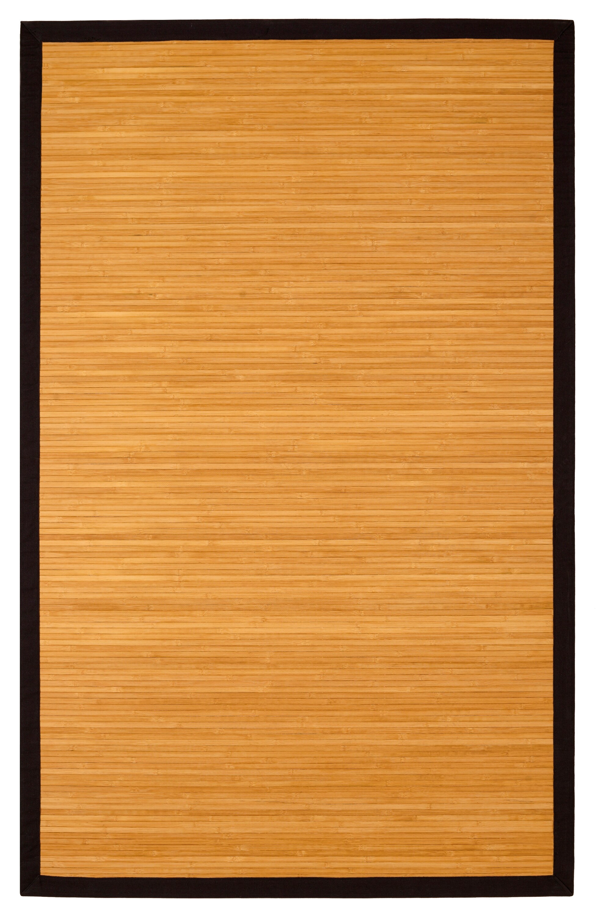Anji Mountain AMB0036-0023 2 x 3 (ft) Bamboo Brown Rectangular Indoor Border Oriental Area rug
