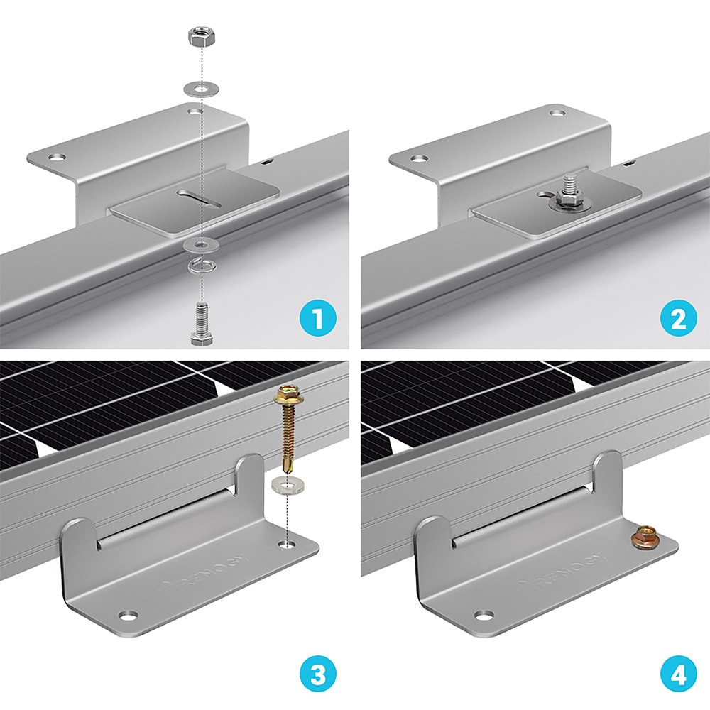 Renogy RNG-MTS-ZB Solar-Roof-Mount-Hdw - View #6