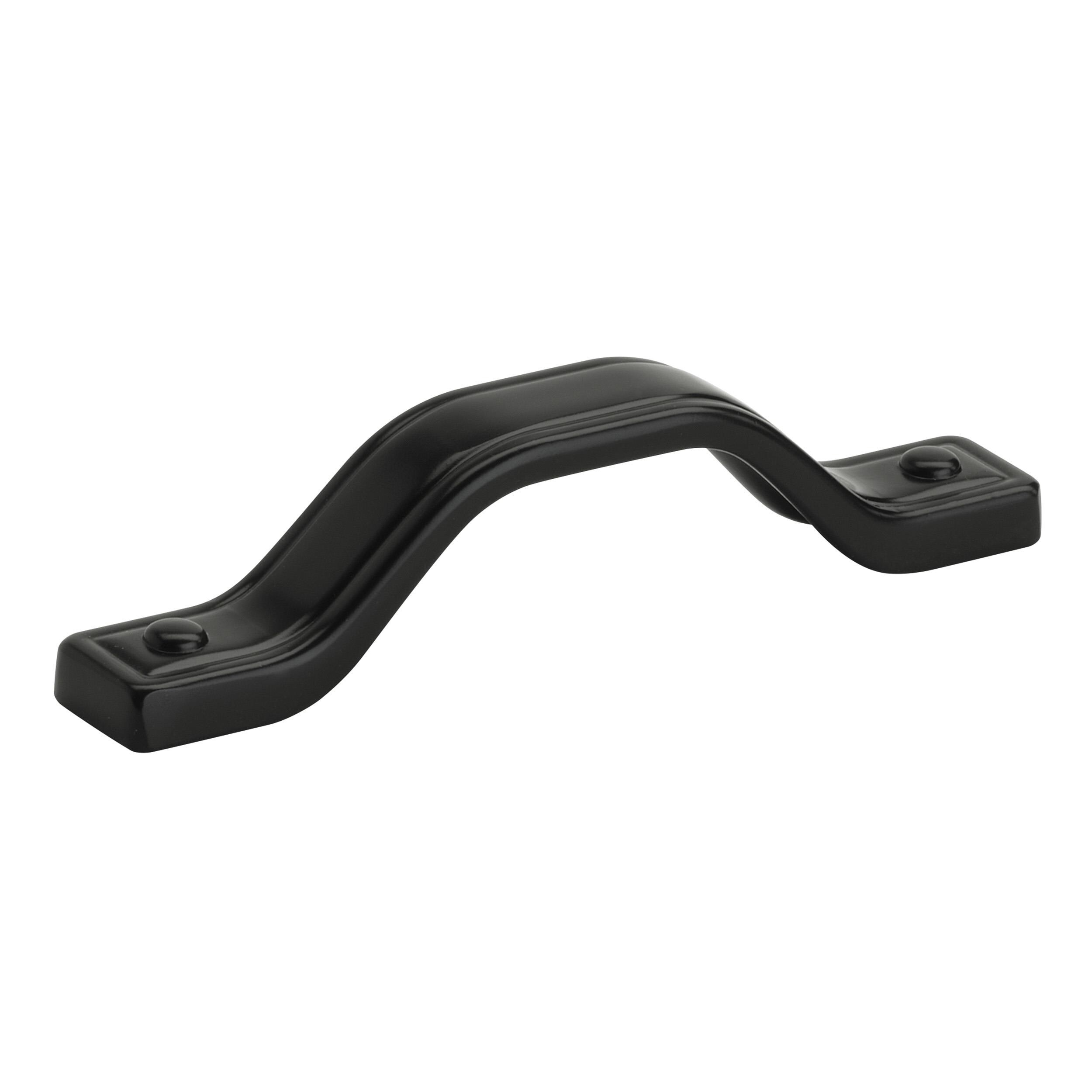 Amerock BP458496MB Jolene 3-3/4-in , 96mm Center to Center Matte Black Arch Handle