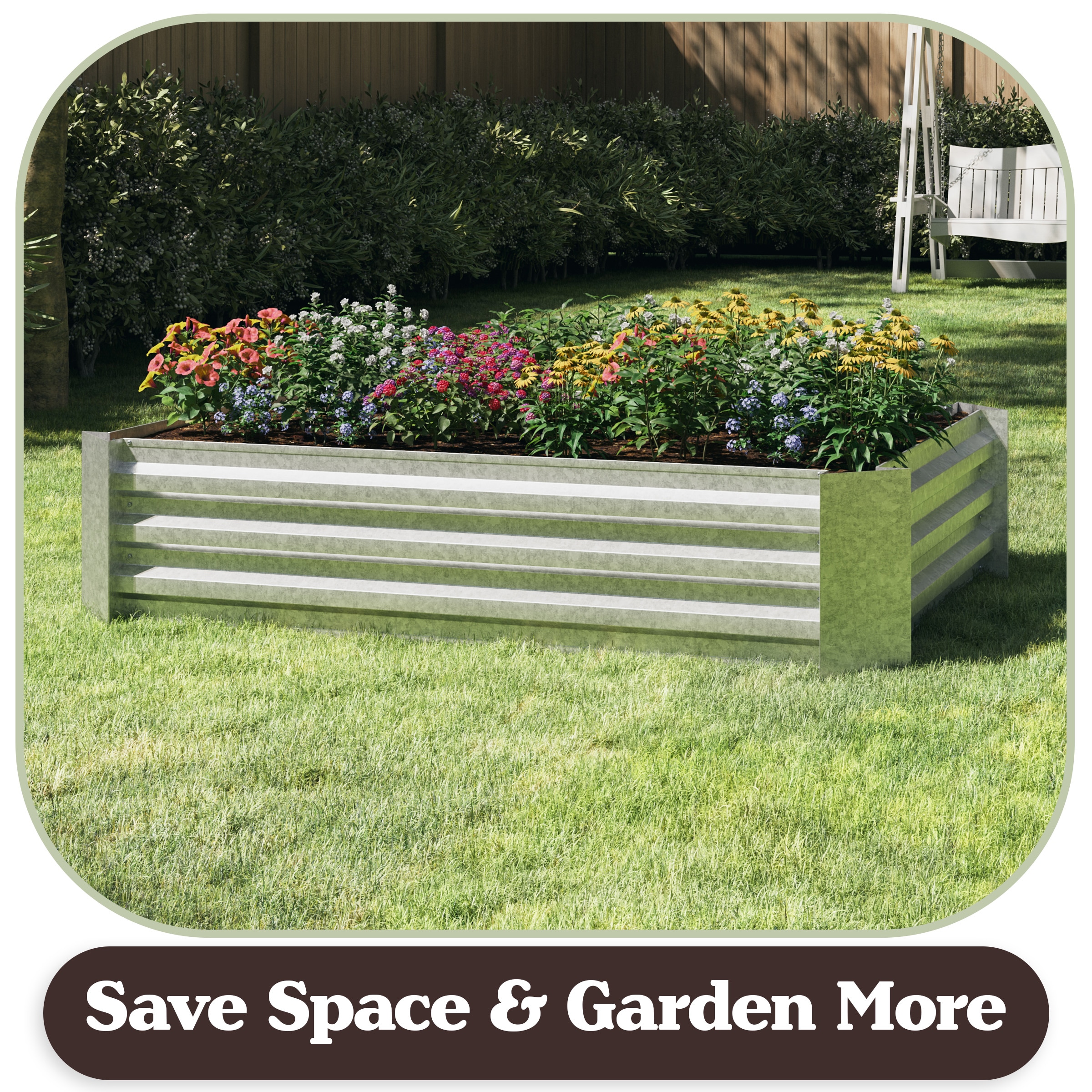 Nature Spring 379666EKO Raised-Garden-Beds - View #4