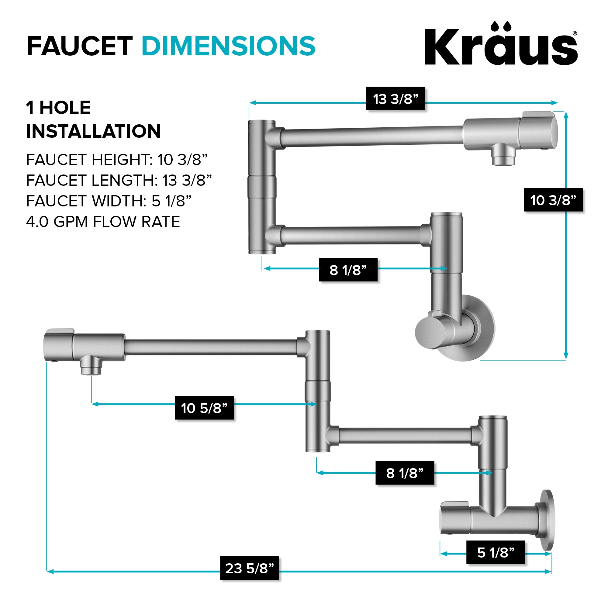 Kraus KPF-5003SFS Kitchen-Faucets - View #5
