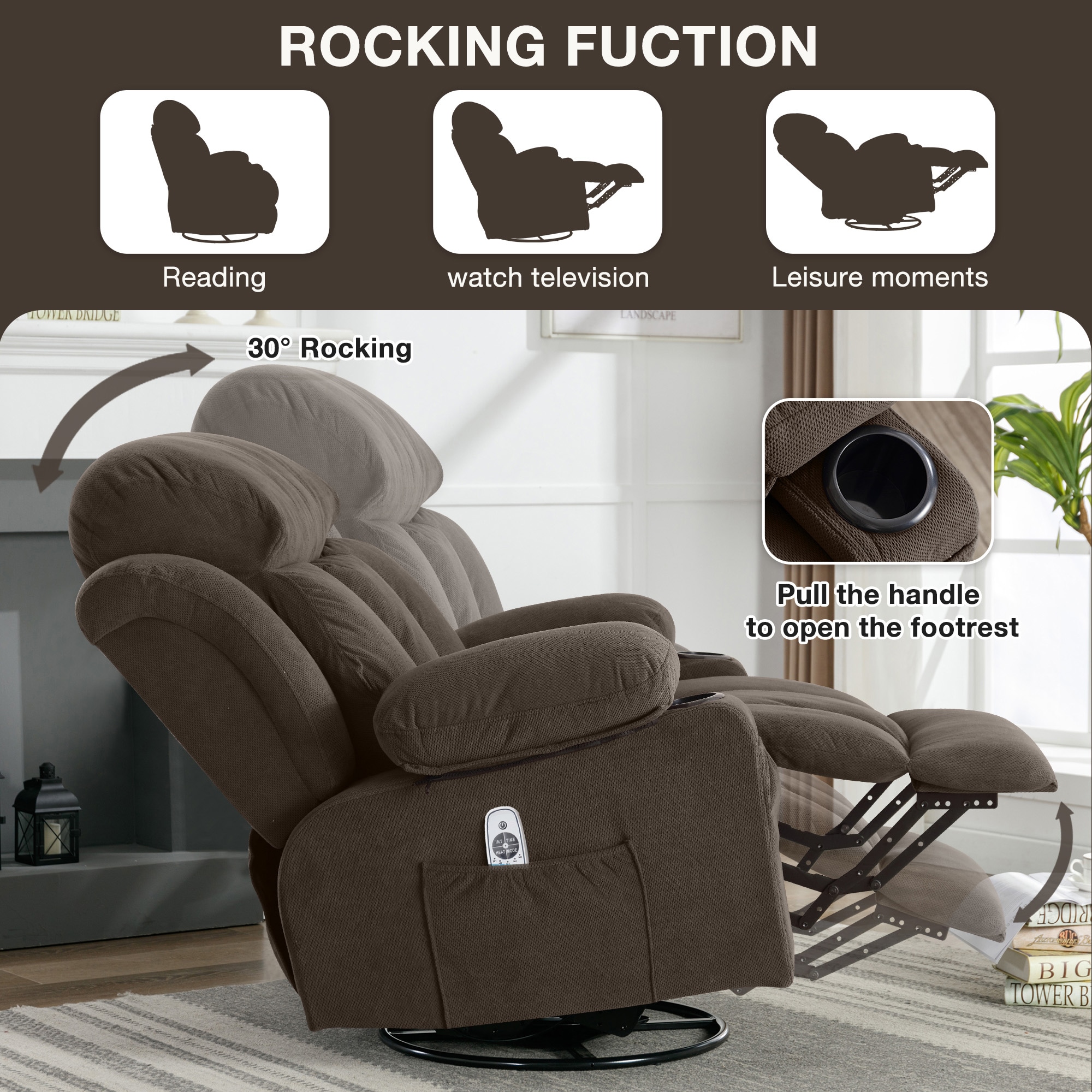 Sumyeg JH-HFOF-026CF recliners - View #8