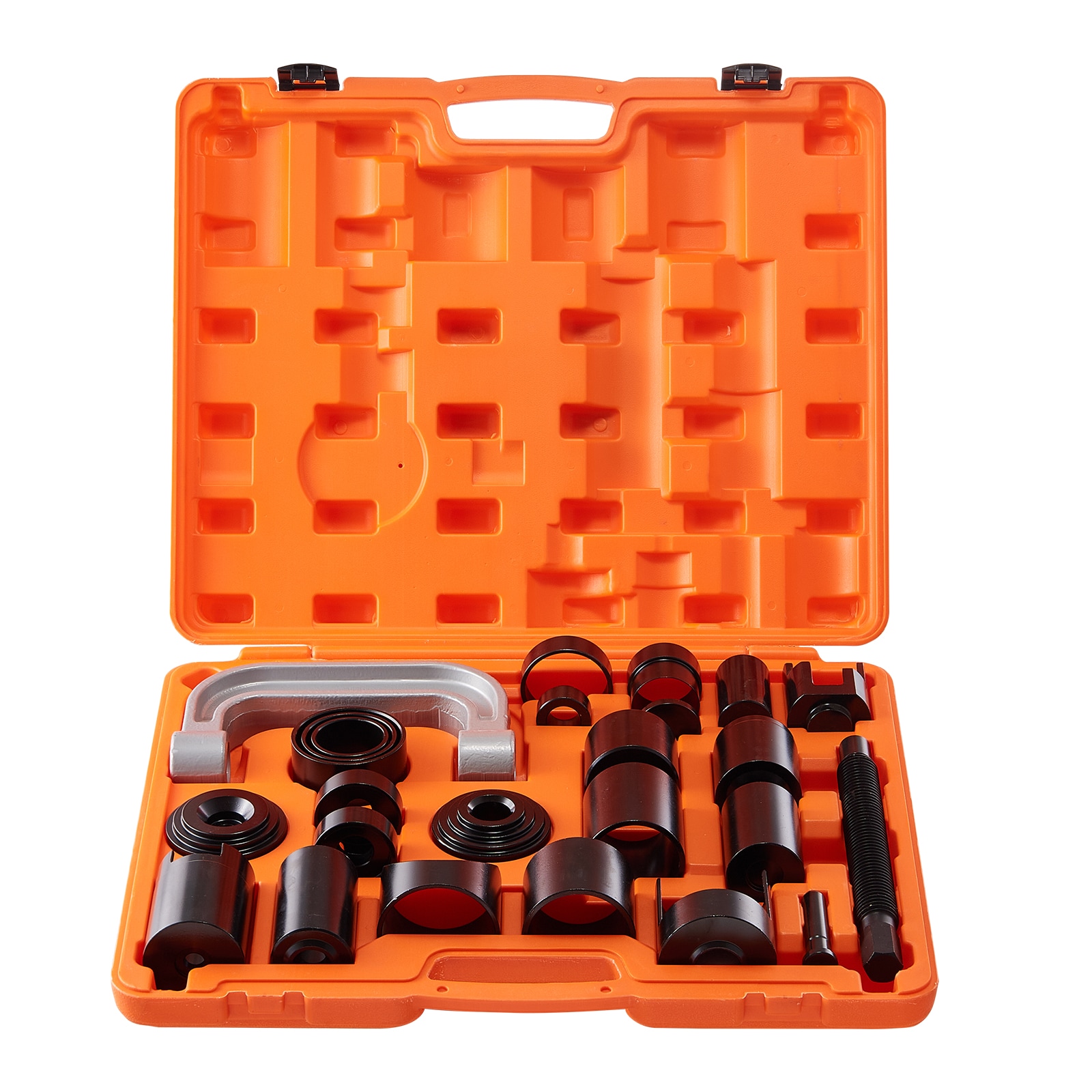 Loheer 25-Piece Heavy Duty C-Press Ball Joint Press Kit Universal Automotive Suspension Repair Tool Box Set #T3342P489105