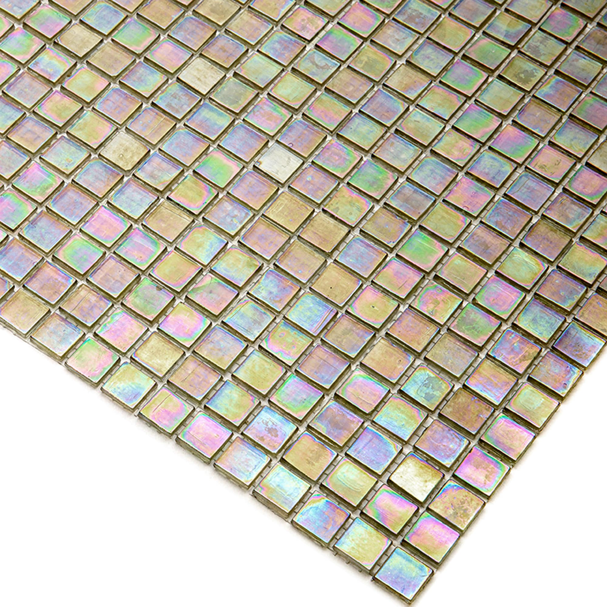 Apollo Tile Skosh Yellowish Gray 11-1/2-in x 11-1/2-in Glossy Glass Uniform Squares Floor and Wall Tile (18.69-sq. ft/ Carton)