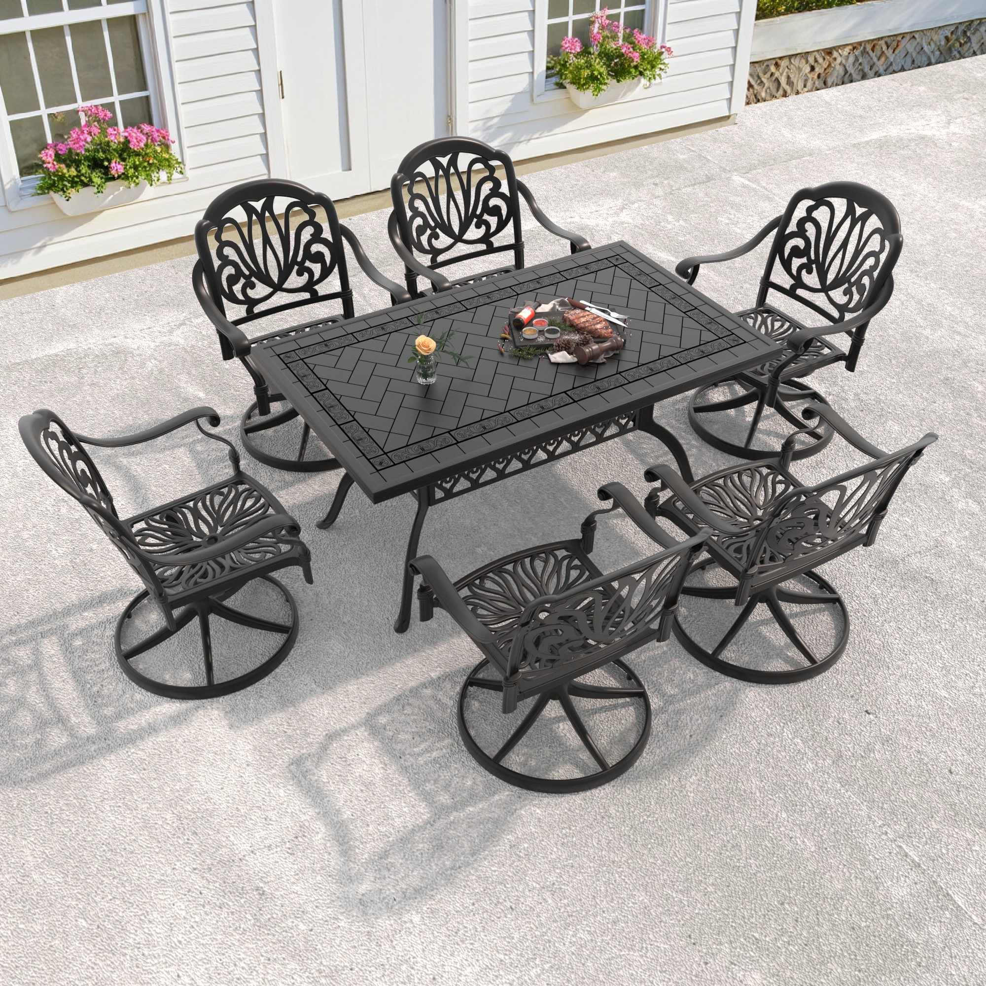 nicesure SLBK6002SC6A1165 Patio-Dining-Sets - View #2