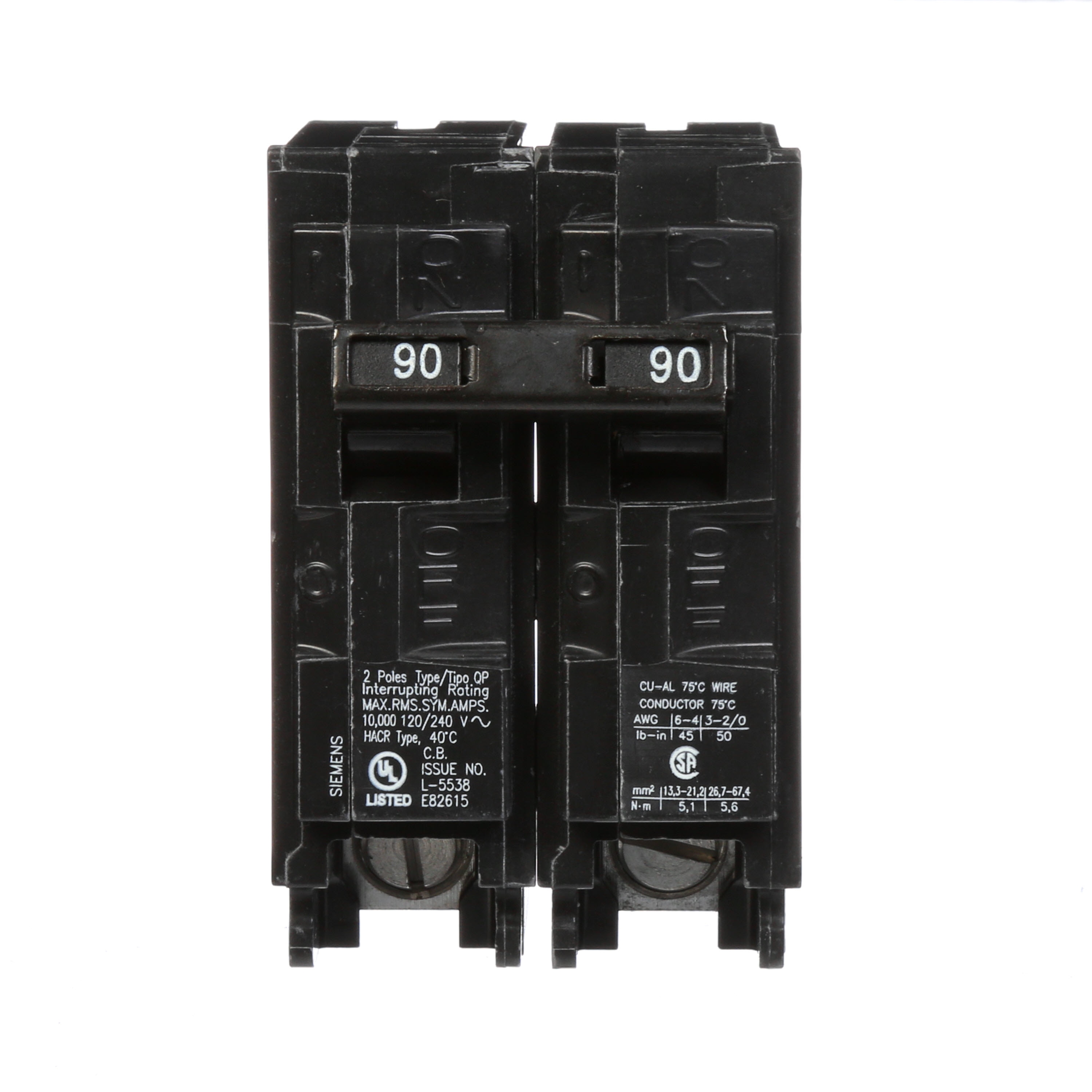 Siemens Q290 Circuit-Breakers - View #2