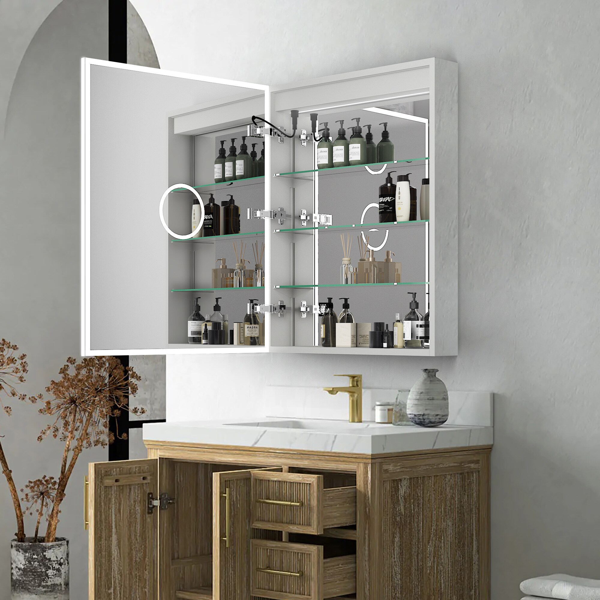 Forclover MEAM-EL2430L Bathroom-Medicine-Cabinets - View #17