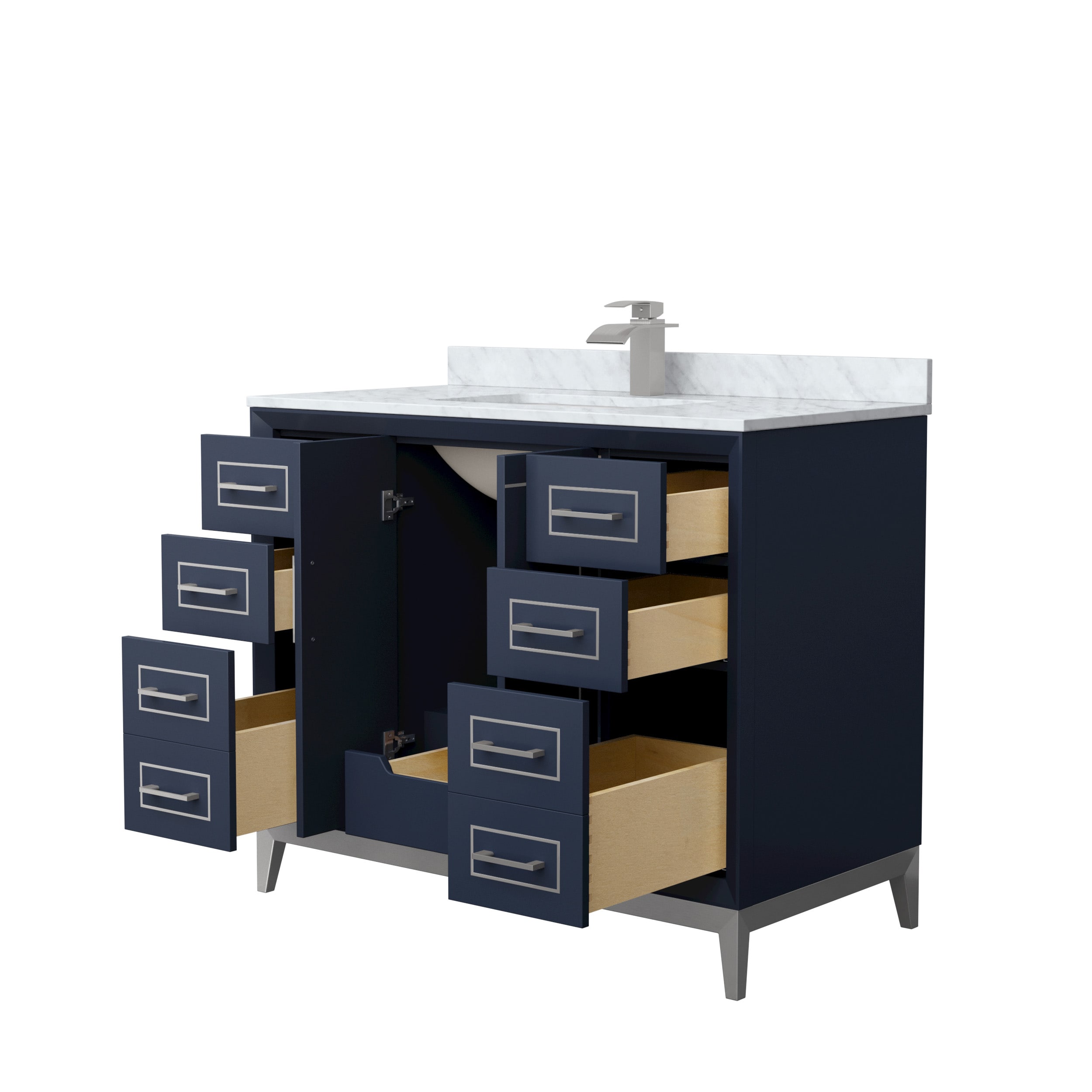 Wyndham Collection WCH515142SBNCMUNSMXX Bath-Vanity-Combo - View #2