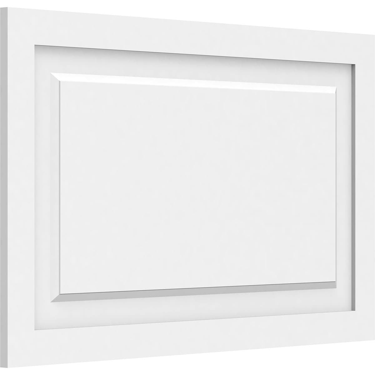 Ekena Millwork WALP32X20X062HAR 32-in x 20-in Smooth Paintable/Stainable White PVC Fretwork Wall Panel (