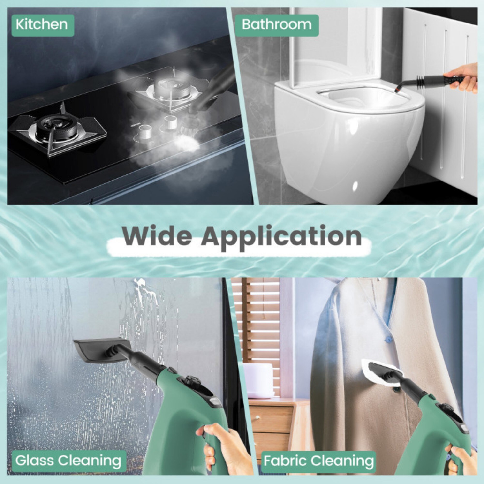 LUCKY ONE LO-ES10287USLS Steam-Cleaners - View #5