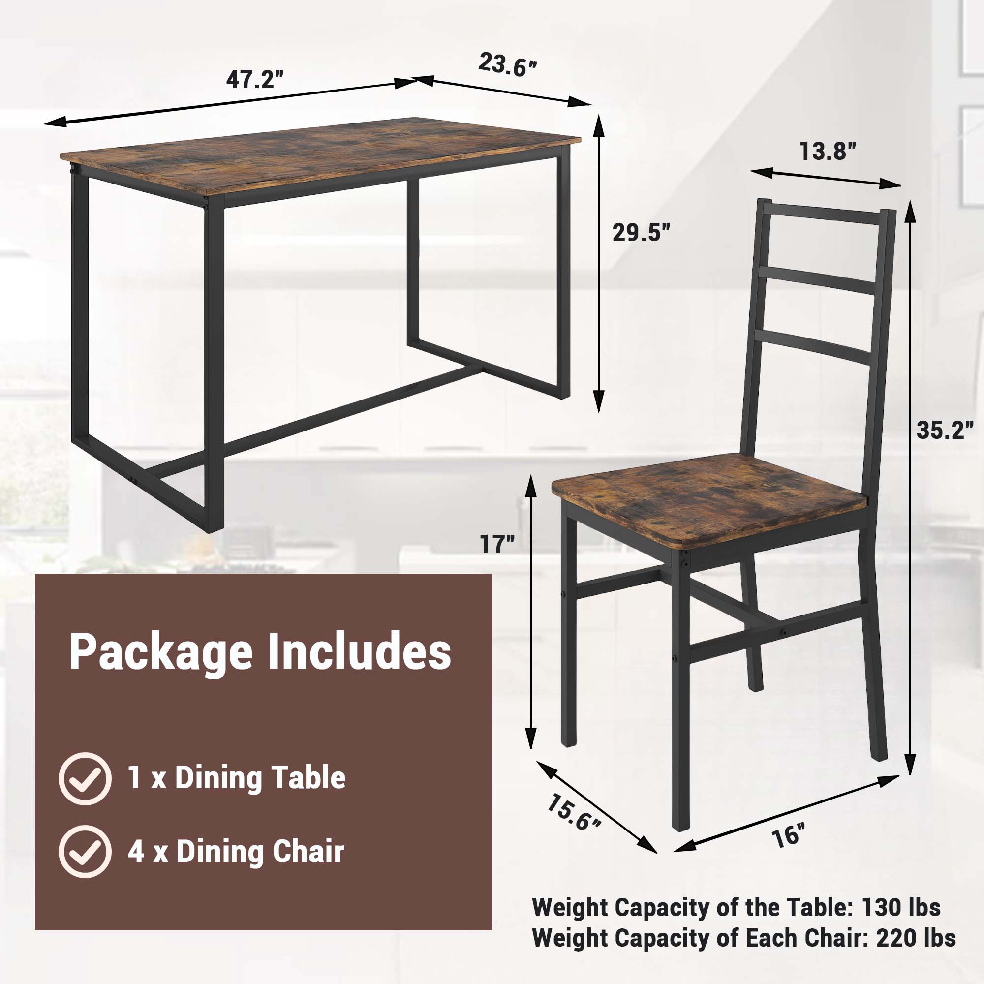 Fun Orange FUNS3DS19 Dining-Sets - View #7