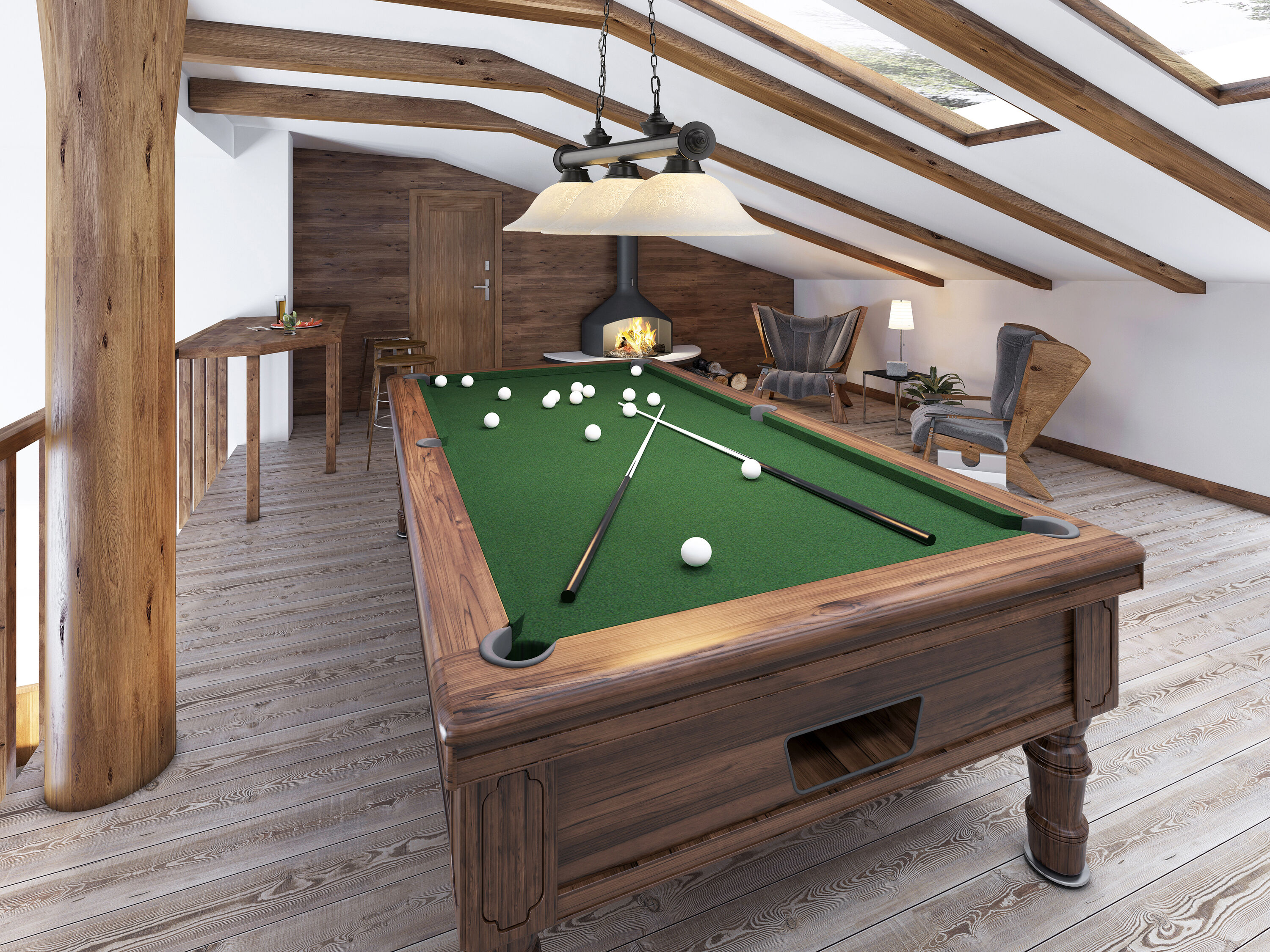 Z-Lite 2306-3BP-WM16 Pool-Table-Lighting - View #7