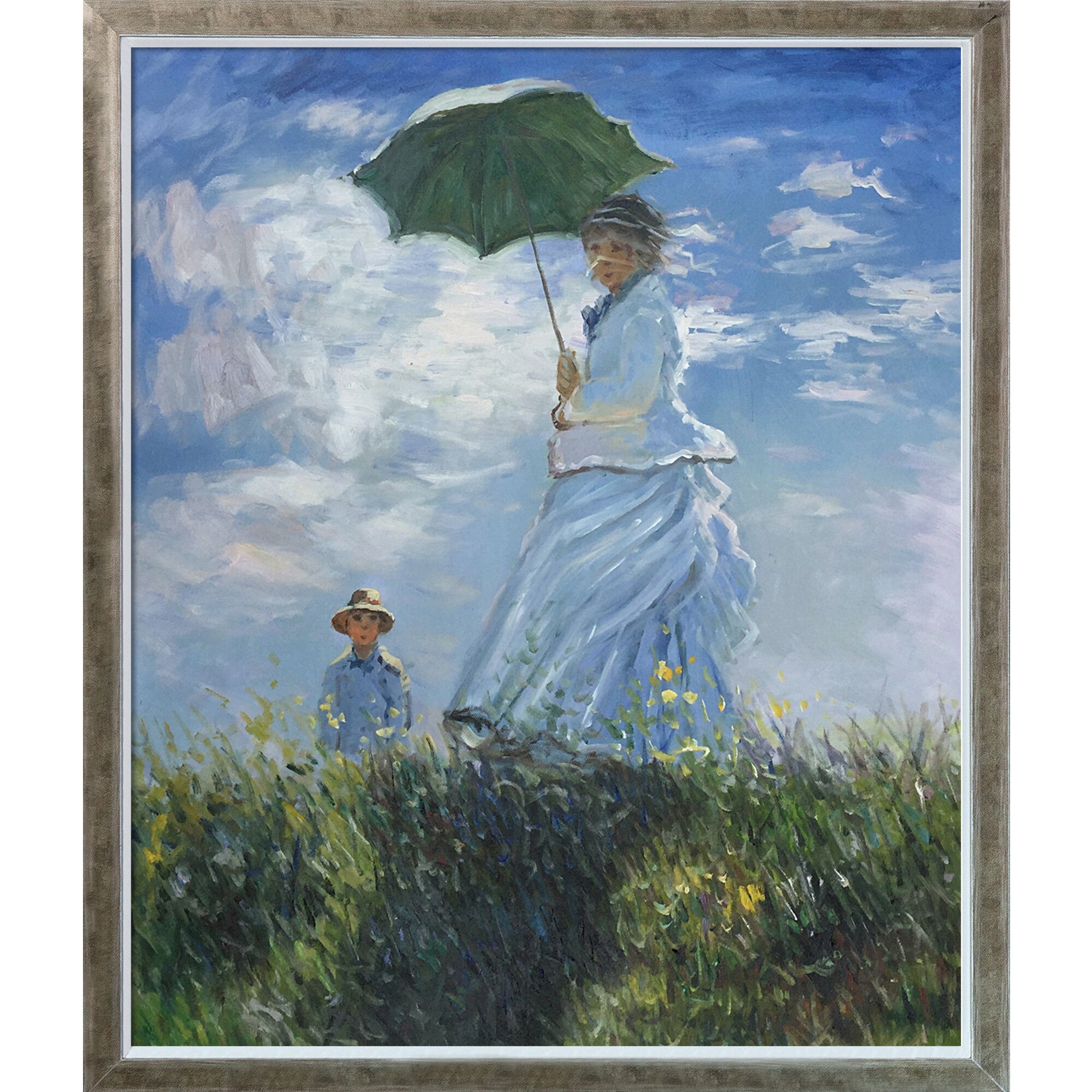 Vault W Artwork Claude Monet Woman In The Garden Impressionist Art