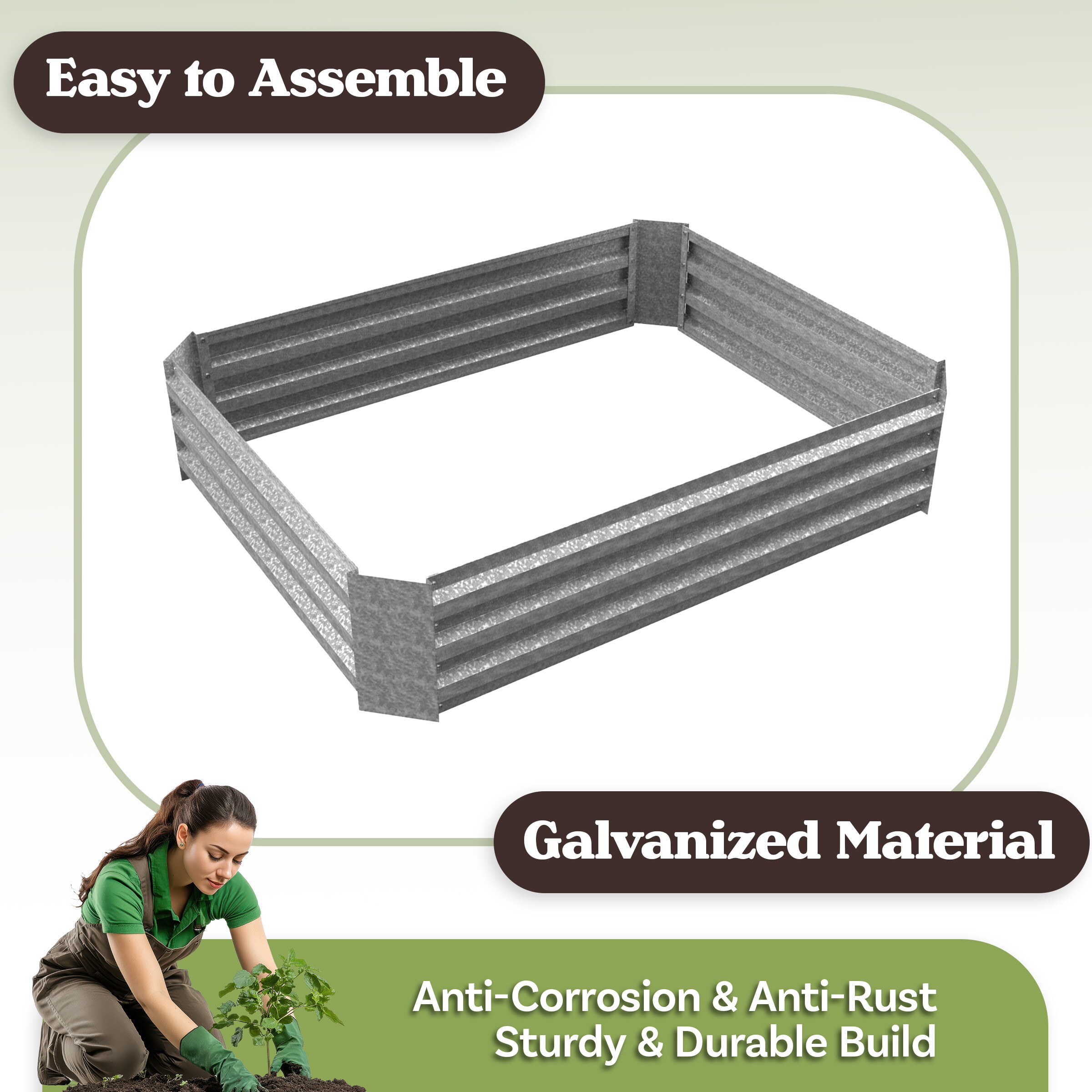 Nature Spring 379666EKO Raised-Garden-Beds - View #5