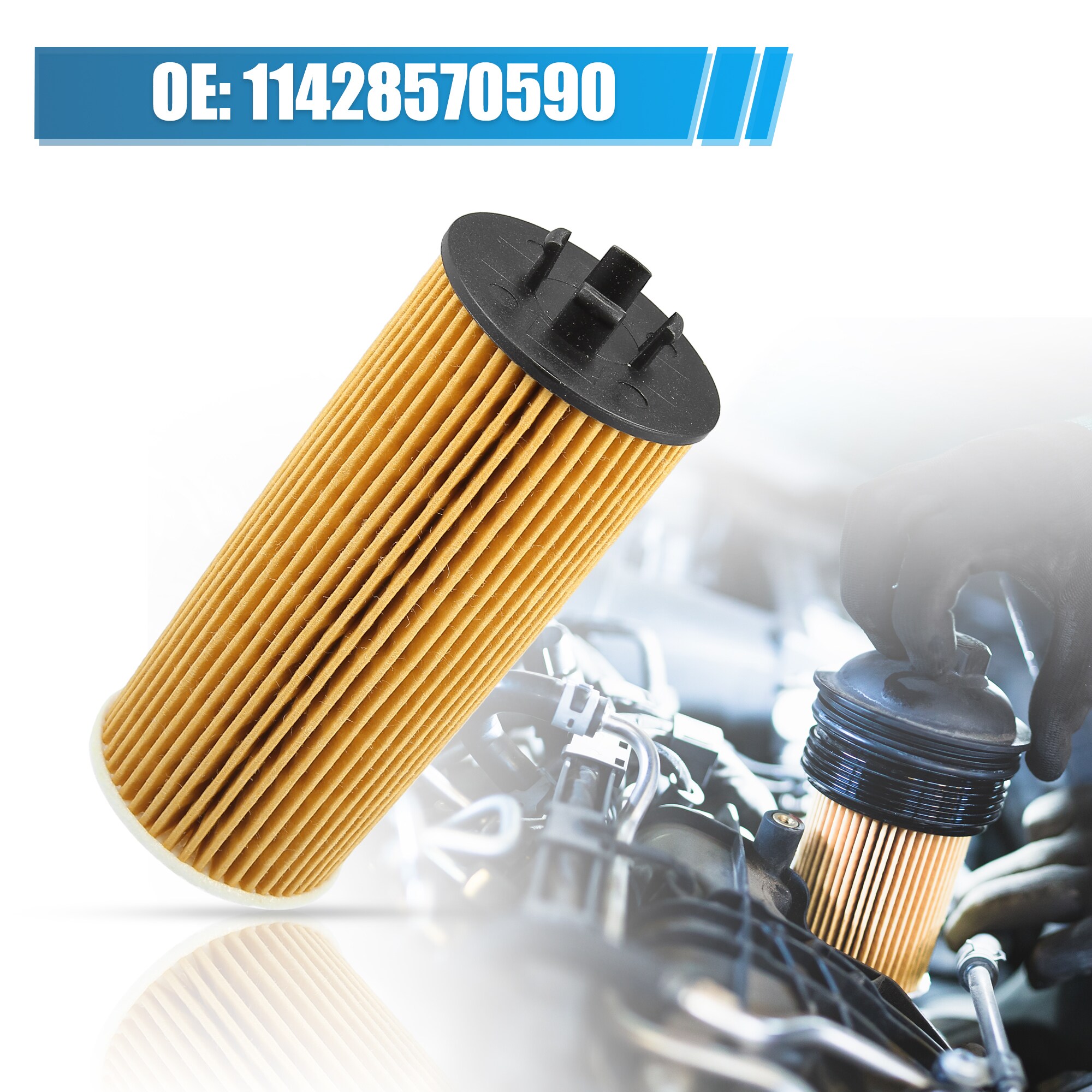 Unique Bargains S26011300UX2547 Ope-Oil-Filters - View #3