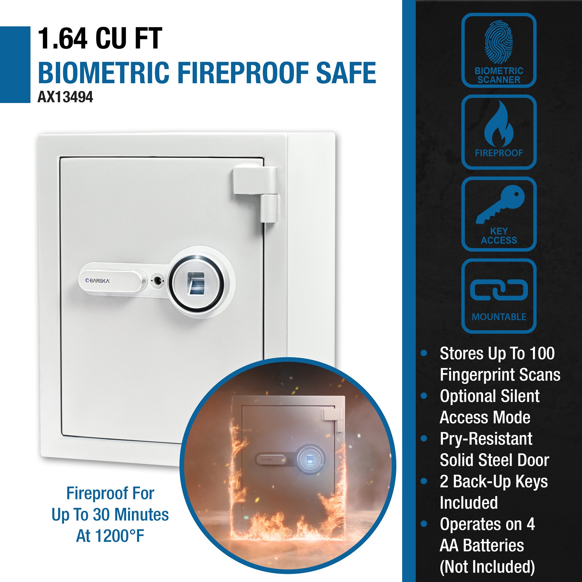 Barska AX13494 Floor-Wall-Safes - View #7