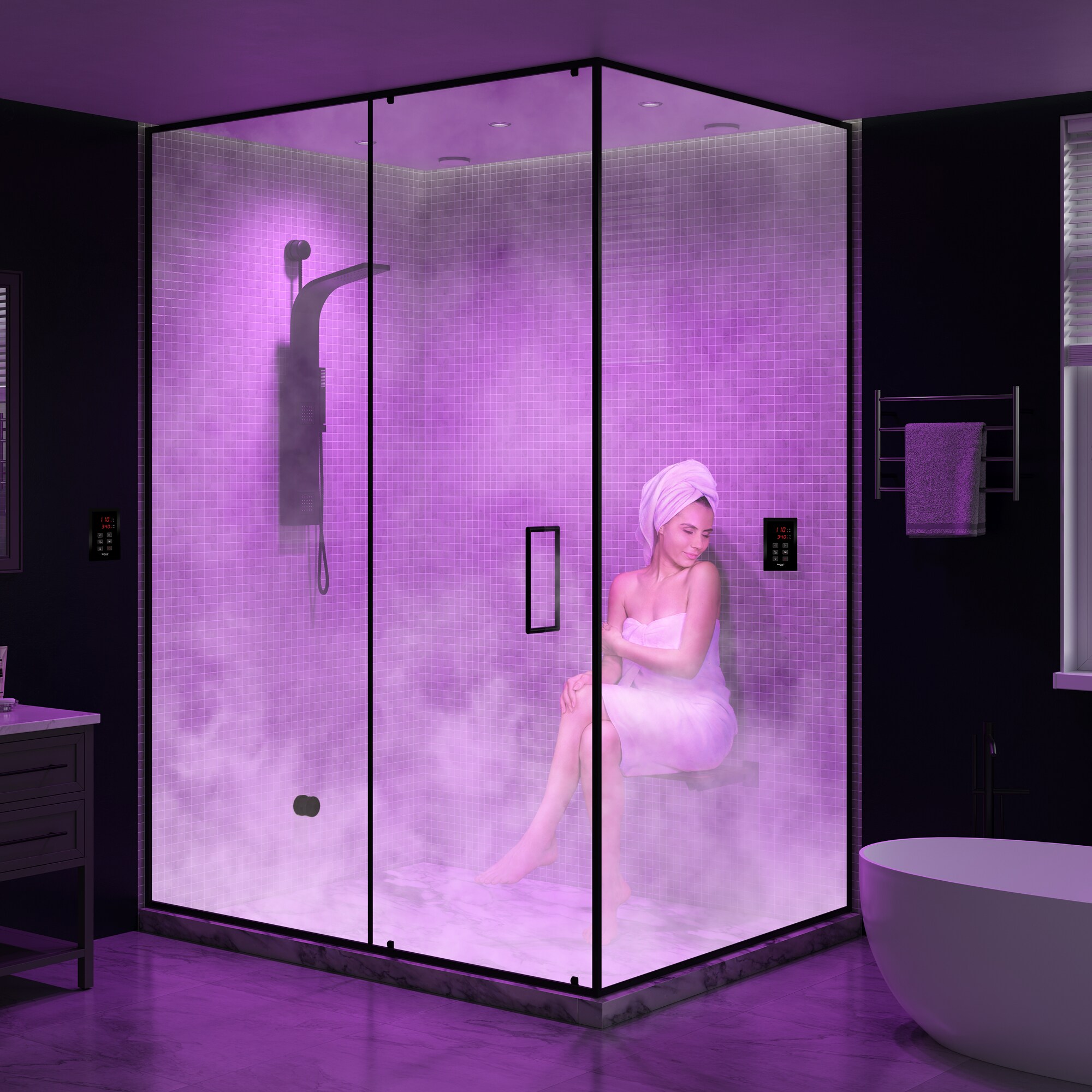 SteamSpa RYTS1200MK-A Steam-Showers - View #2