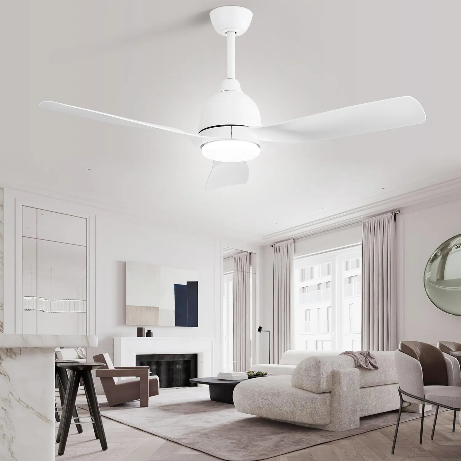 Sofucor L-54K002SMTY-WHWHABS Ceiling-Fans - View #3