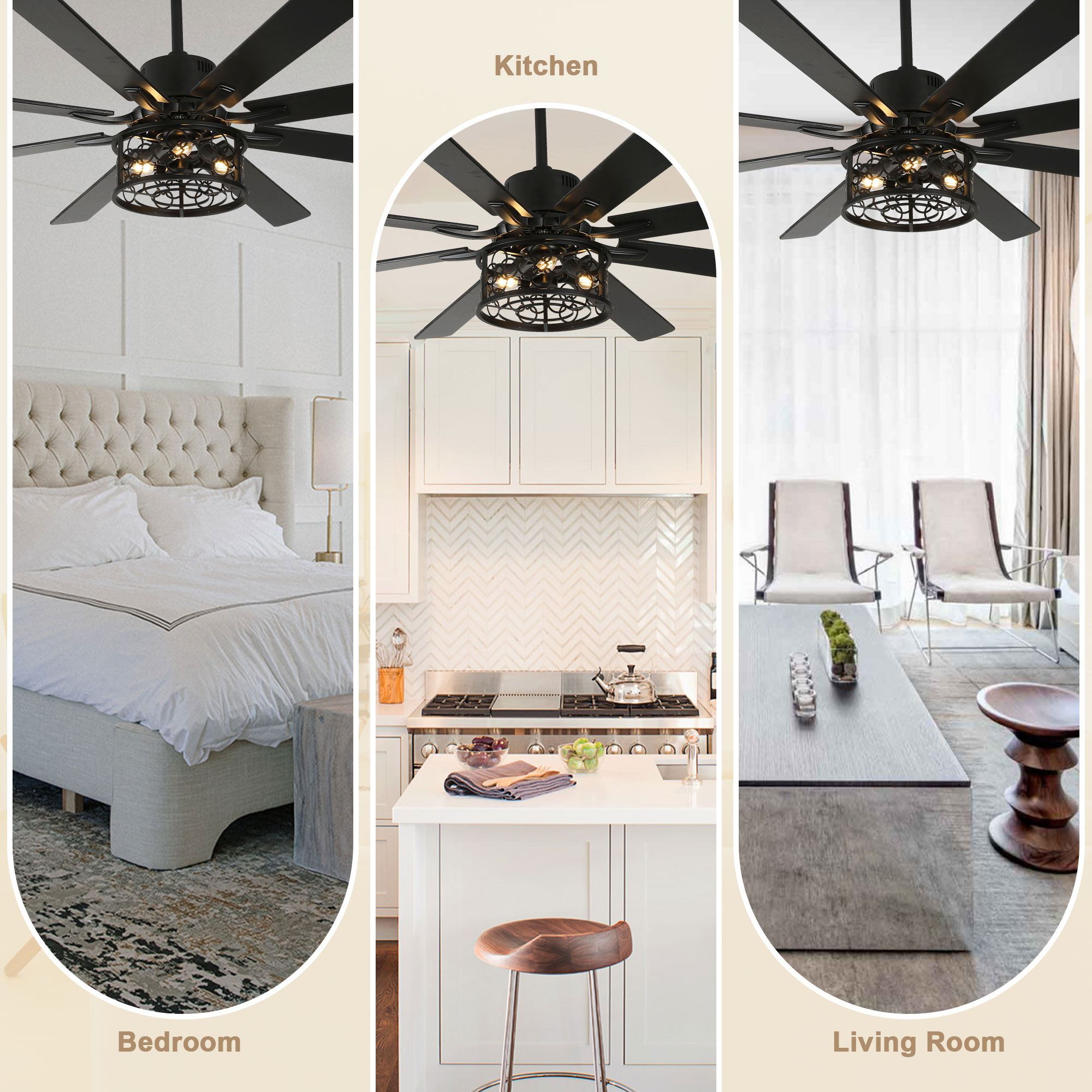Bella Depot DCFSD7201-B Ceiling-Fans - View #5