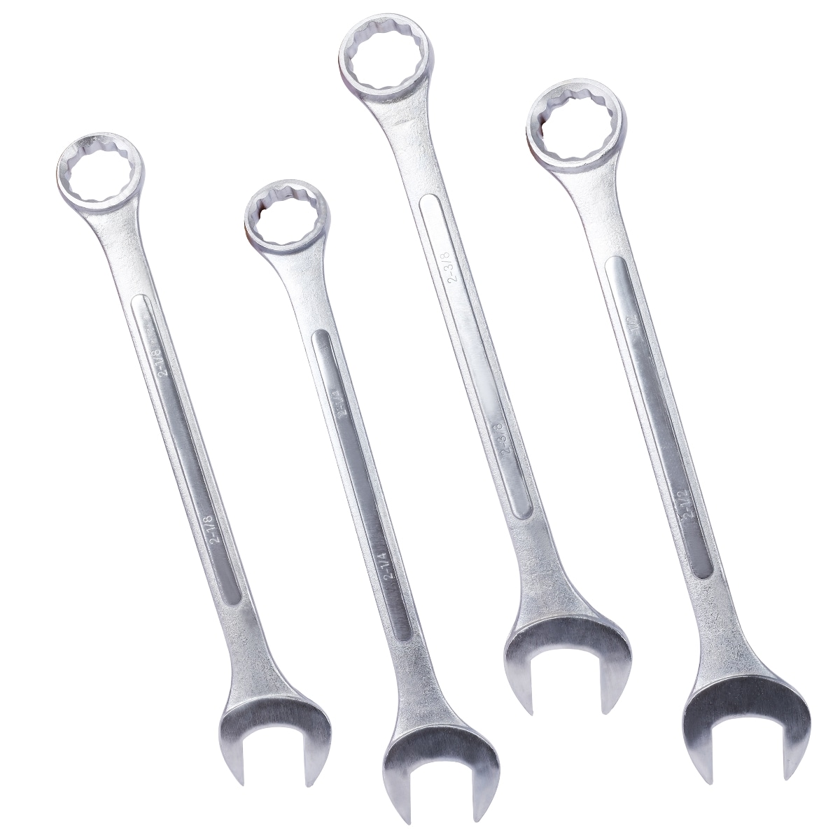 Tooliom Jumbo Wrench Set Extra Large 4 Piece Carbon Steel 12 Point Box End With Storage Bag