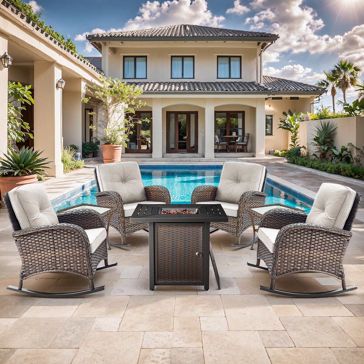 Rilyson FS086X2001-2 Patio-Conversation-Sets - View #2