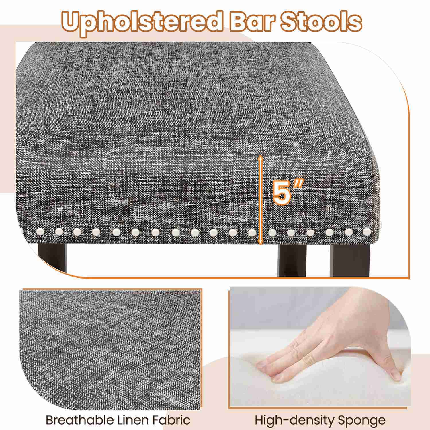Costway CSHY003611 stools - View #6