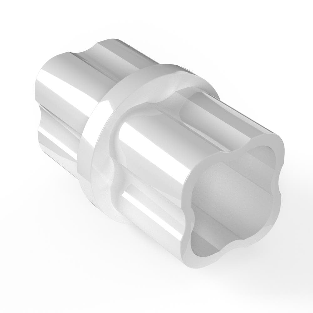 PVC Pipeworks 125-IC-W-10 1-1/4-in Schedule 40 PVC Adapter Coupling in White (10-pack)