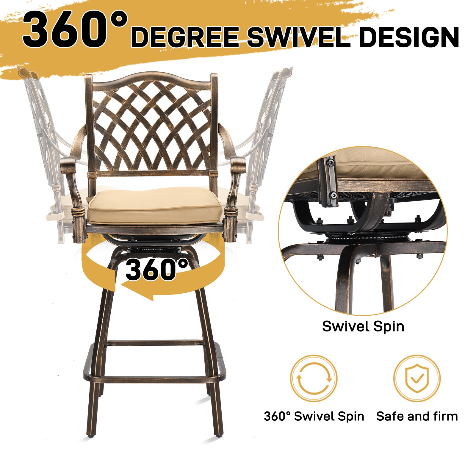 Winado LO1G56001160 Patio-Chairs - View #3