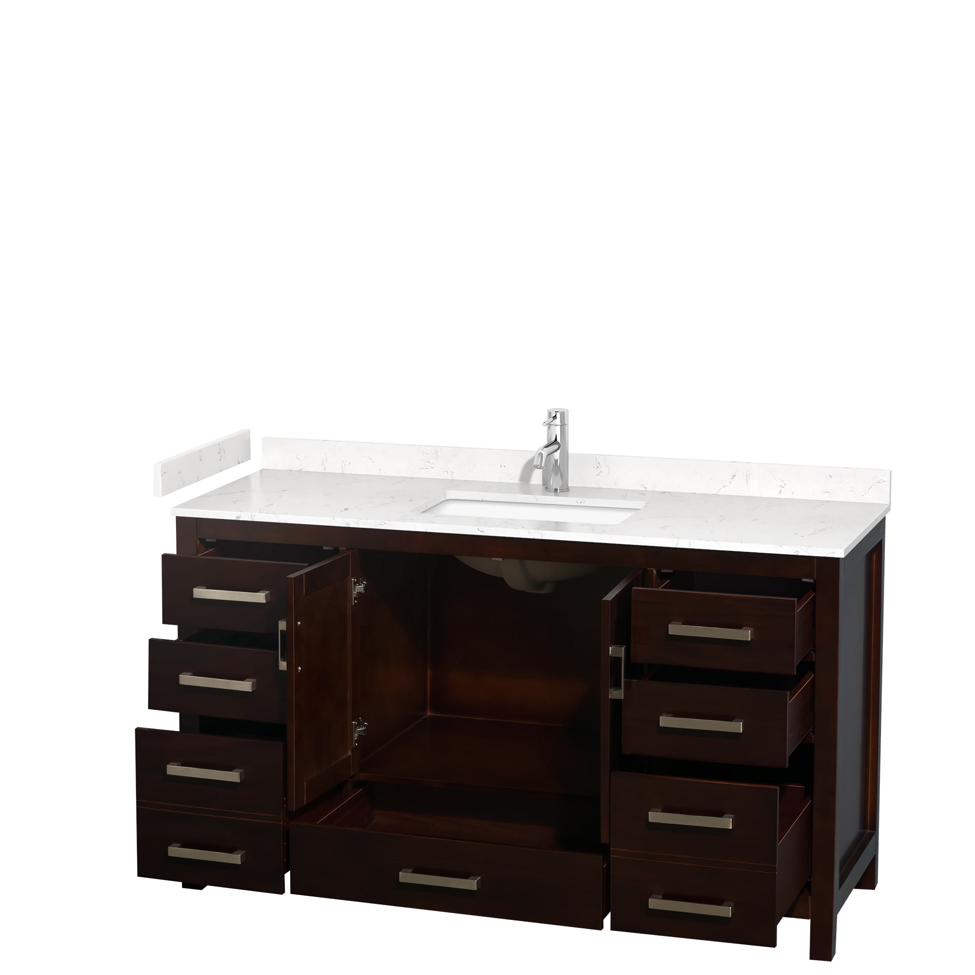 Wyndham Collection WCS141460SESC2UNSMXX Bath-Vanity-Combo - View #2