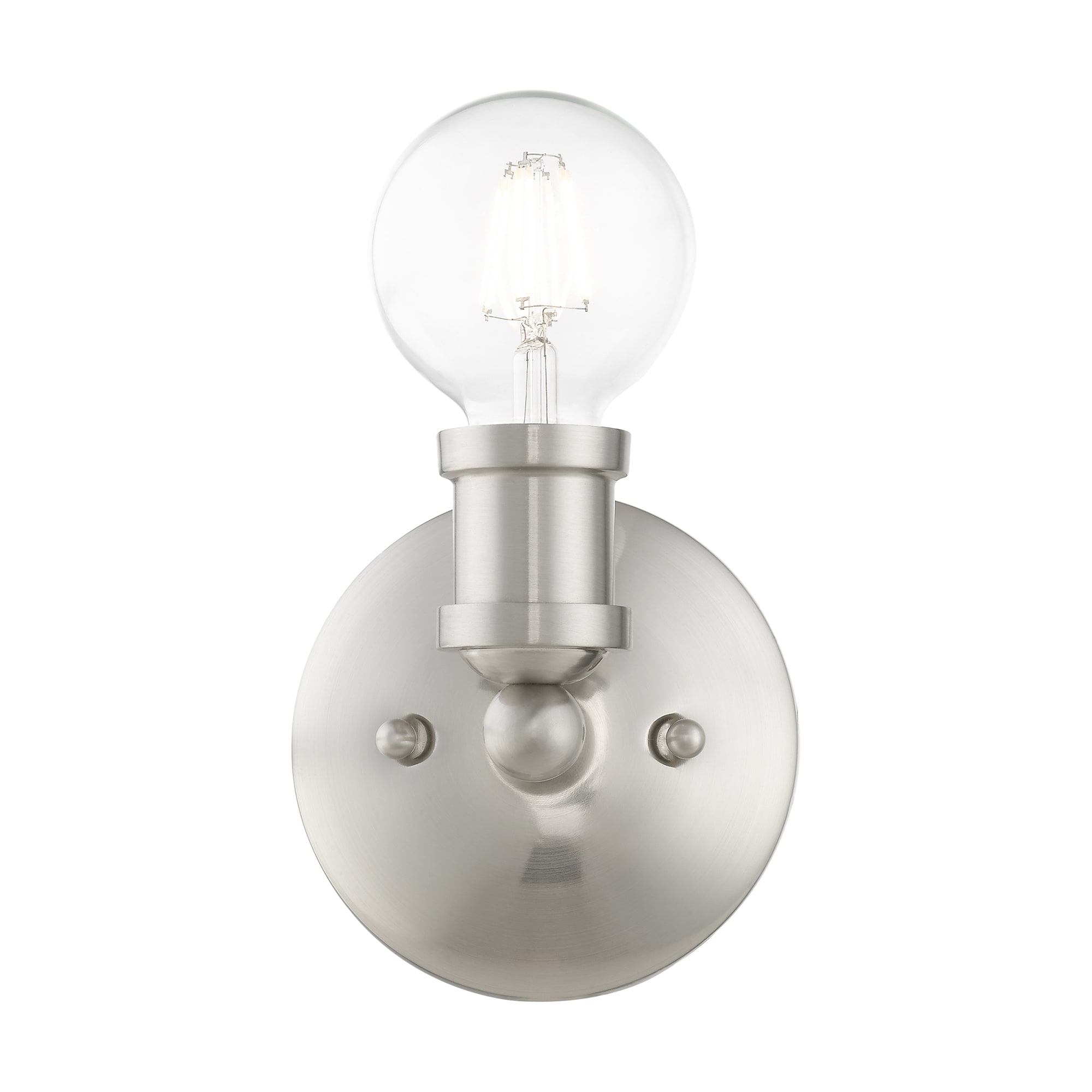 Lansdale Brushed Nickel 5'' Contemporary Single-Light Vanity Sconce
