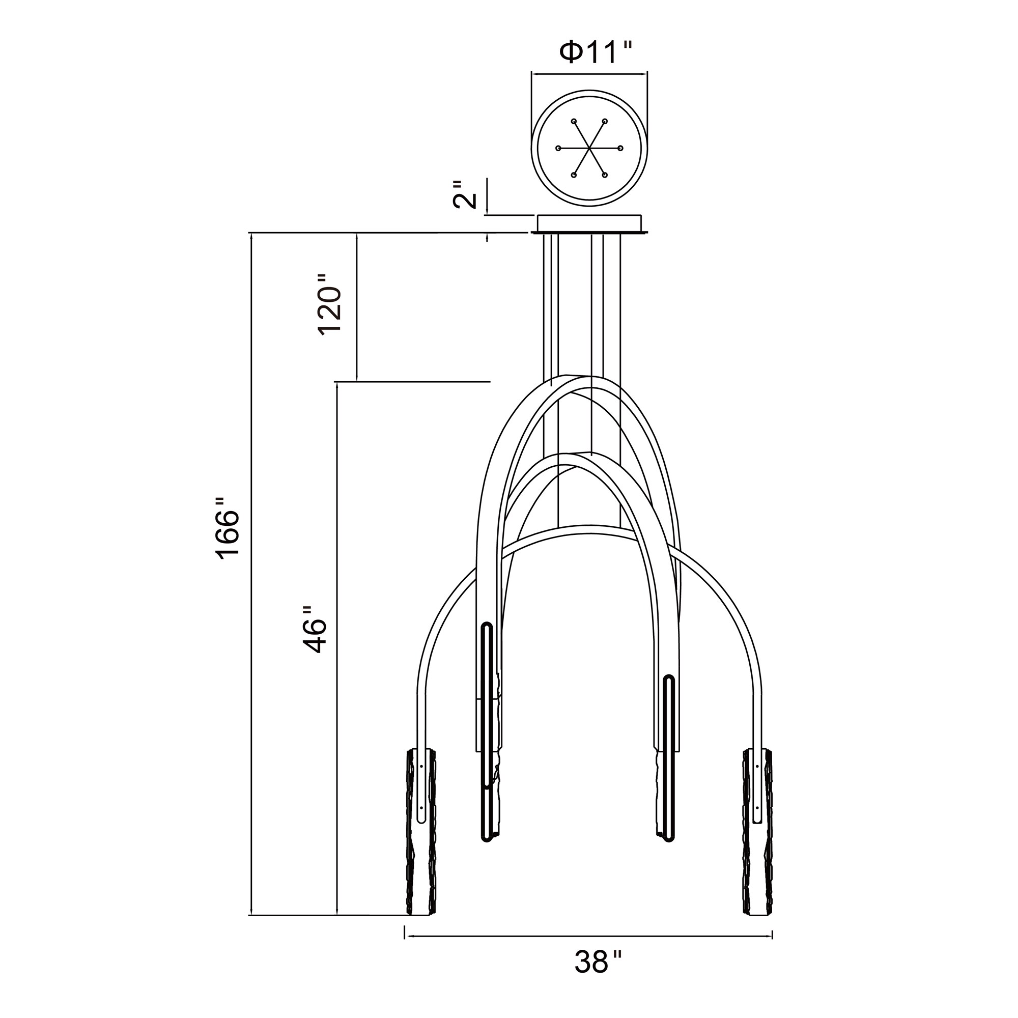 CWI Lighting 1725P38-6-624 b090015 - View #16