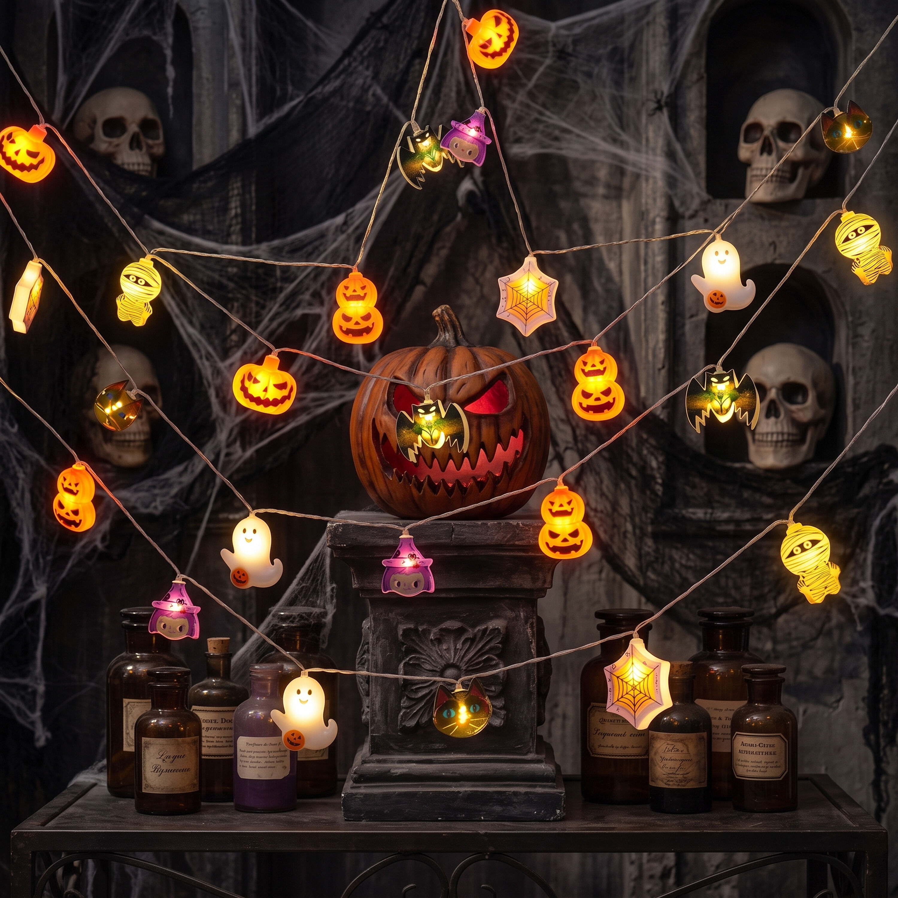 Joyfy 18817P Halloween-String-Lights - View #5