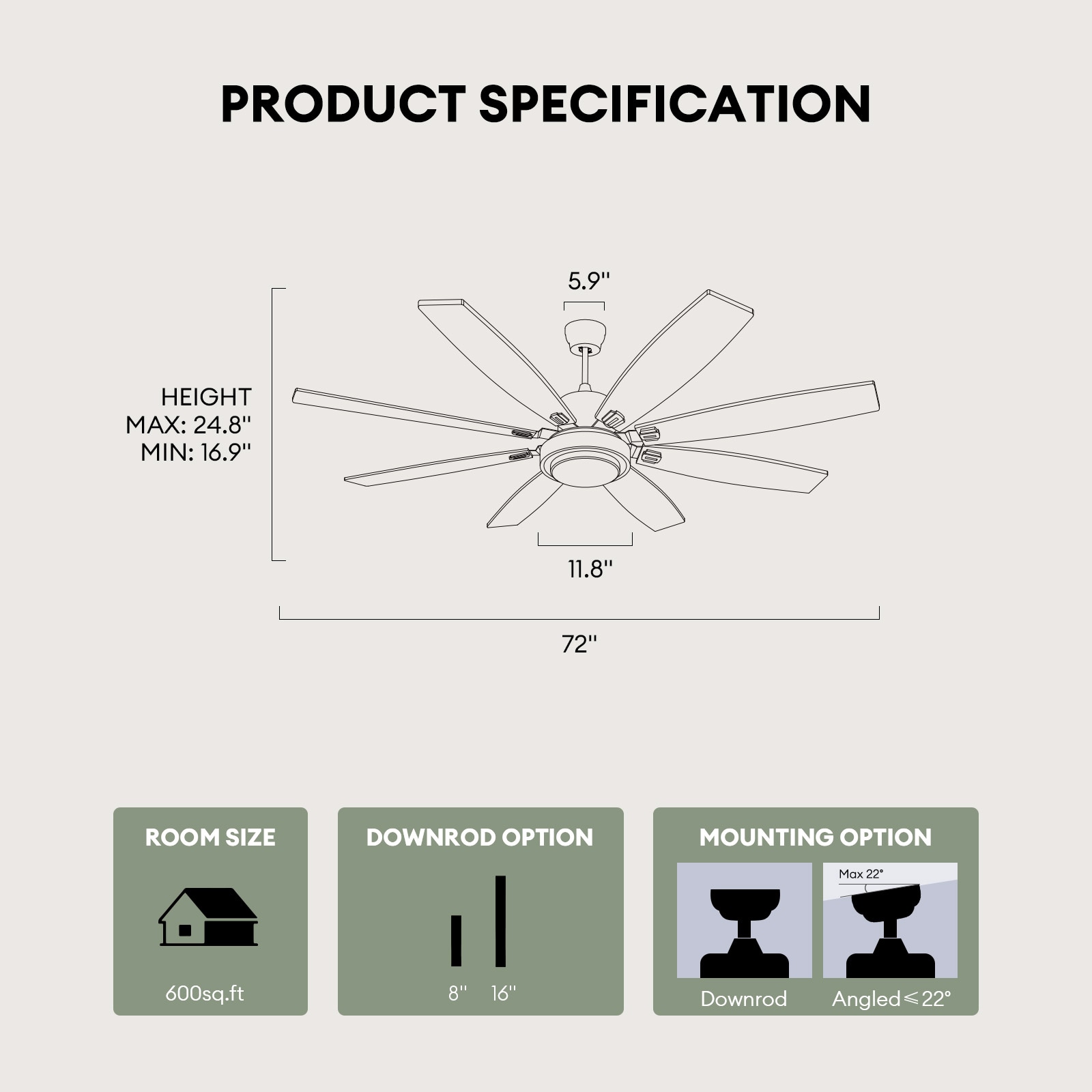 SILJOY LL-8838D-72-04 Ceiling-Fans - View #3