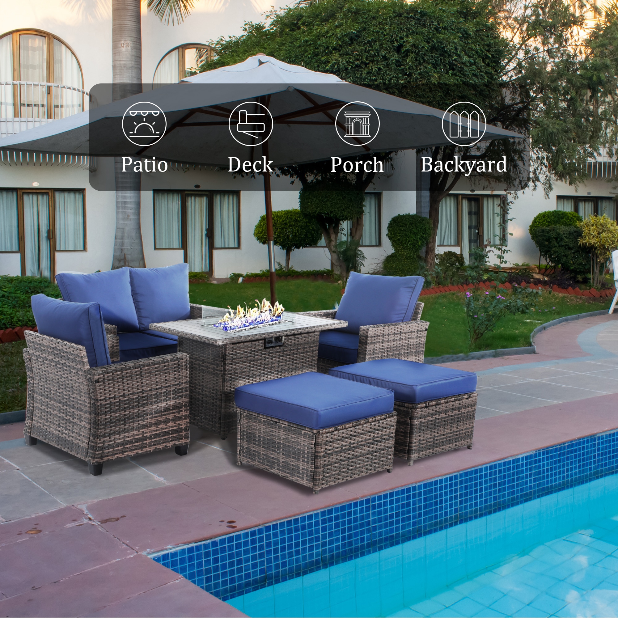 Decksplore BSMHC5001014 Patio-Conversation-Sets - View #8