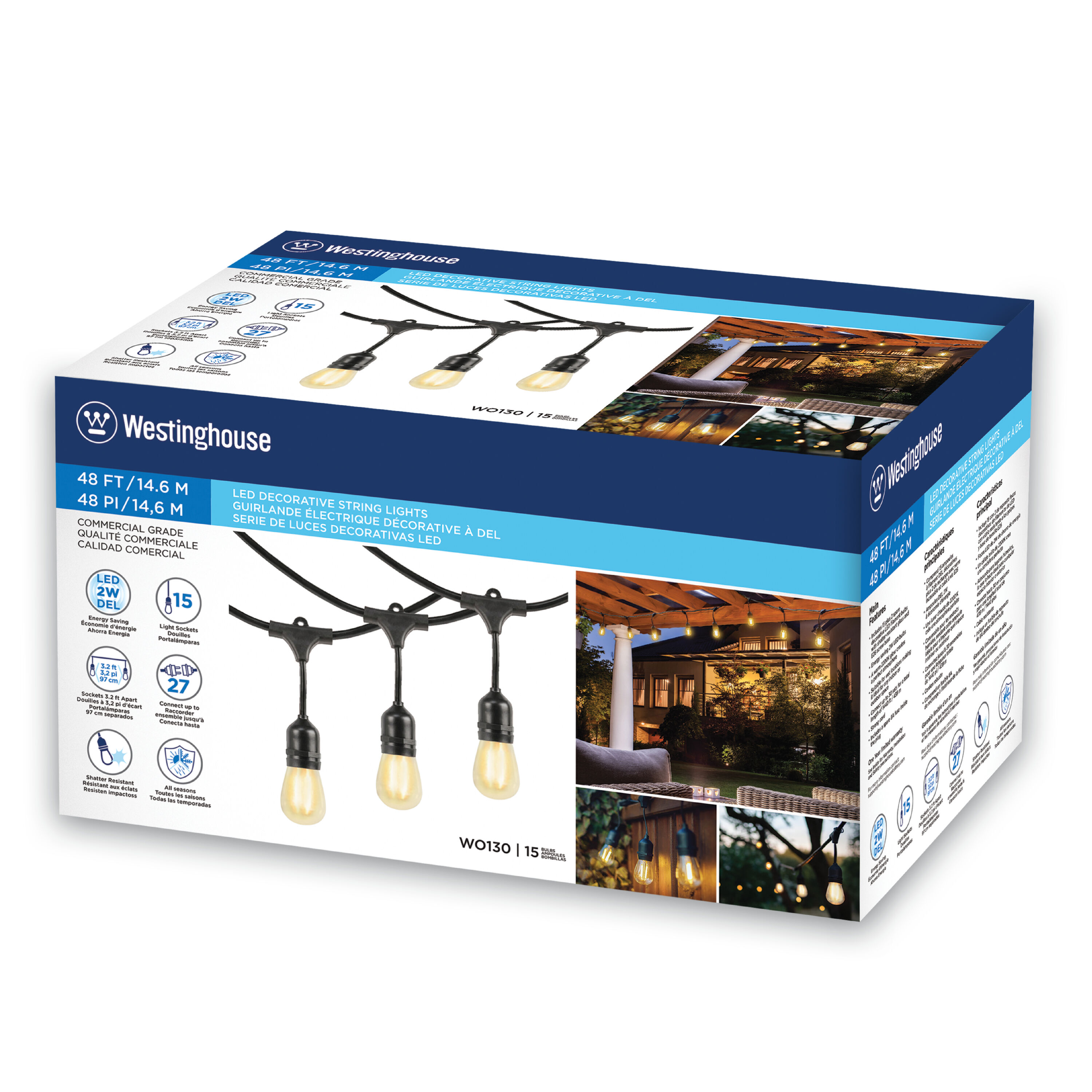 Westinghouse 40030 Patio-String-Lights - View #7