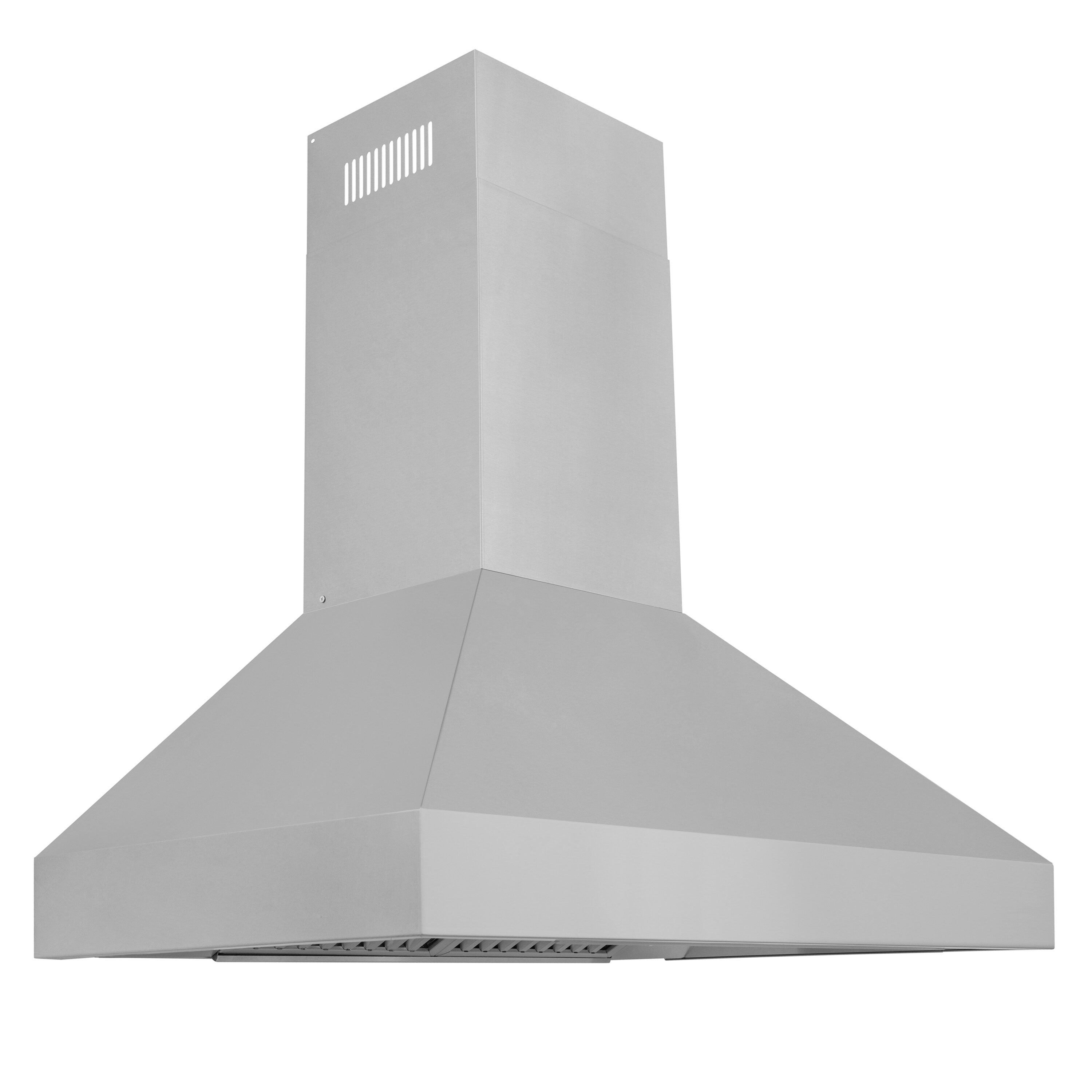 ZLINE KITCHEN & BATH 597-30 30 inch Convertible 500-CFM Recirculating Stainless steel Wall-Mounted Range Hood with Charcoal Filter