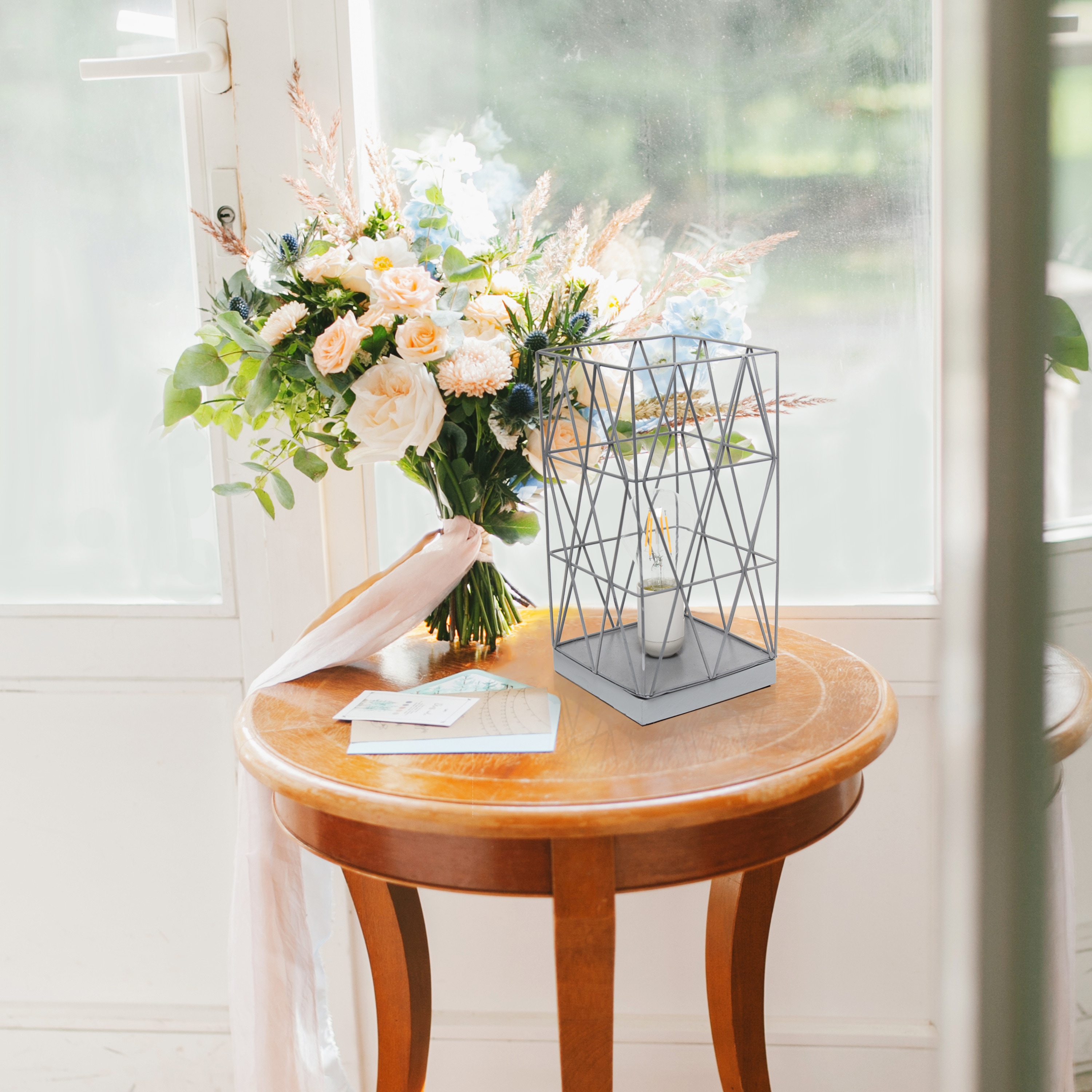 Simple Designs LT1073-GRY Table-Lamps - View #5