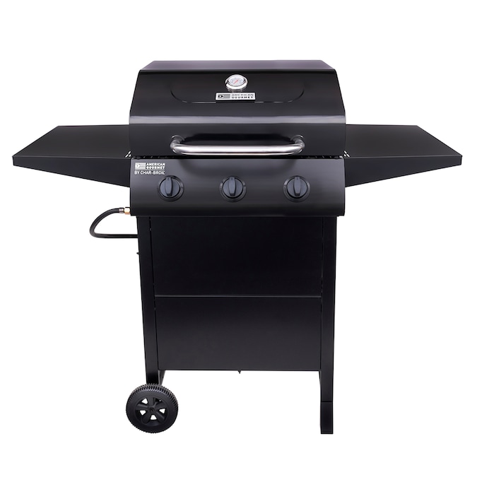 American Gourmet Black 3 Burner Liquid Propane Gas Grill In The Gas Grills Department At Lowes Com
