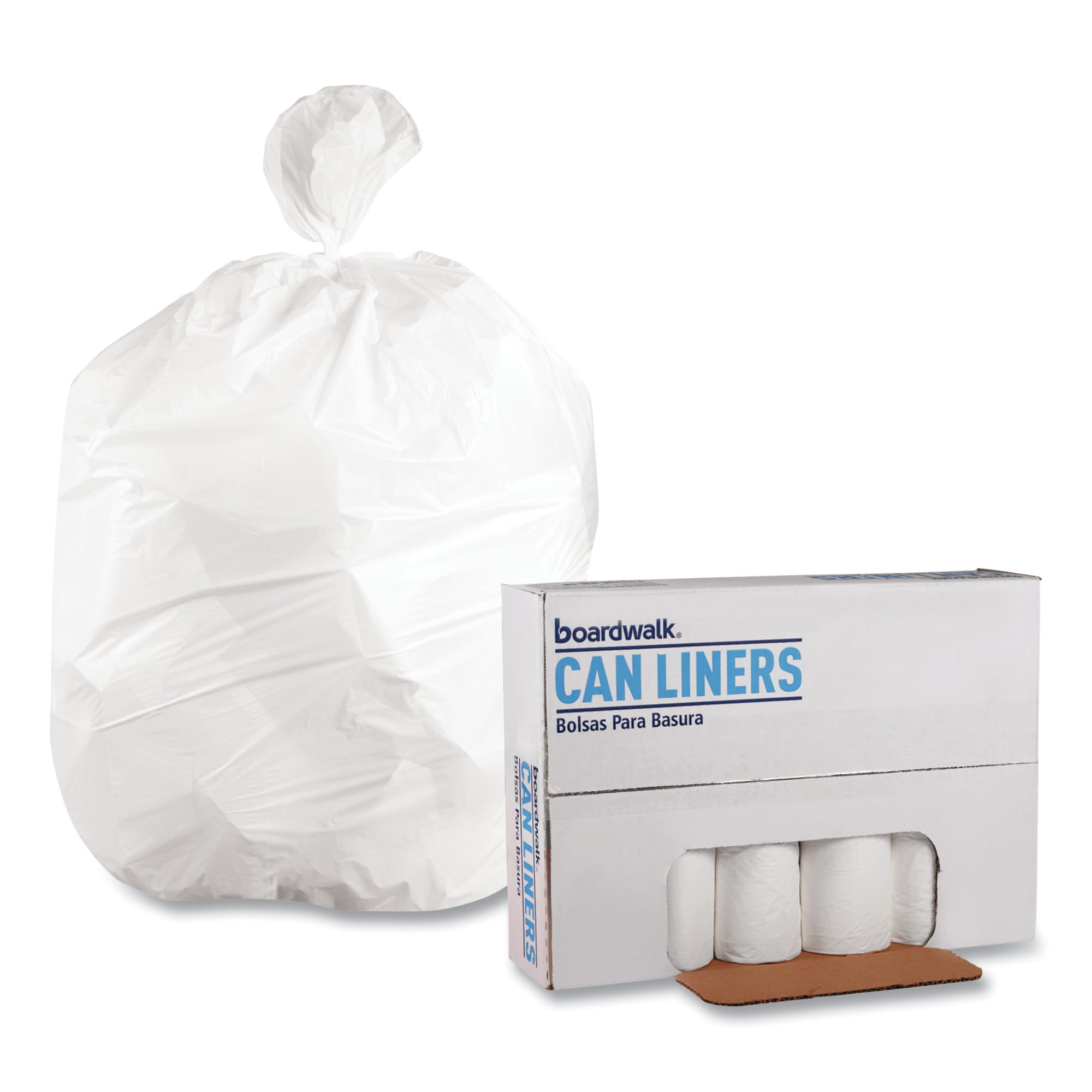 4 Gallons Plastic Trash Bags - 500 Count