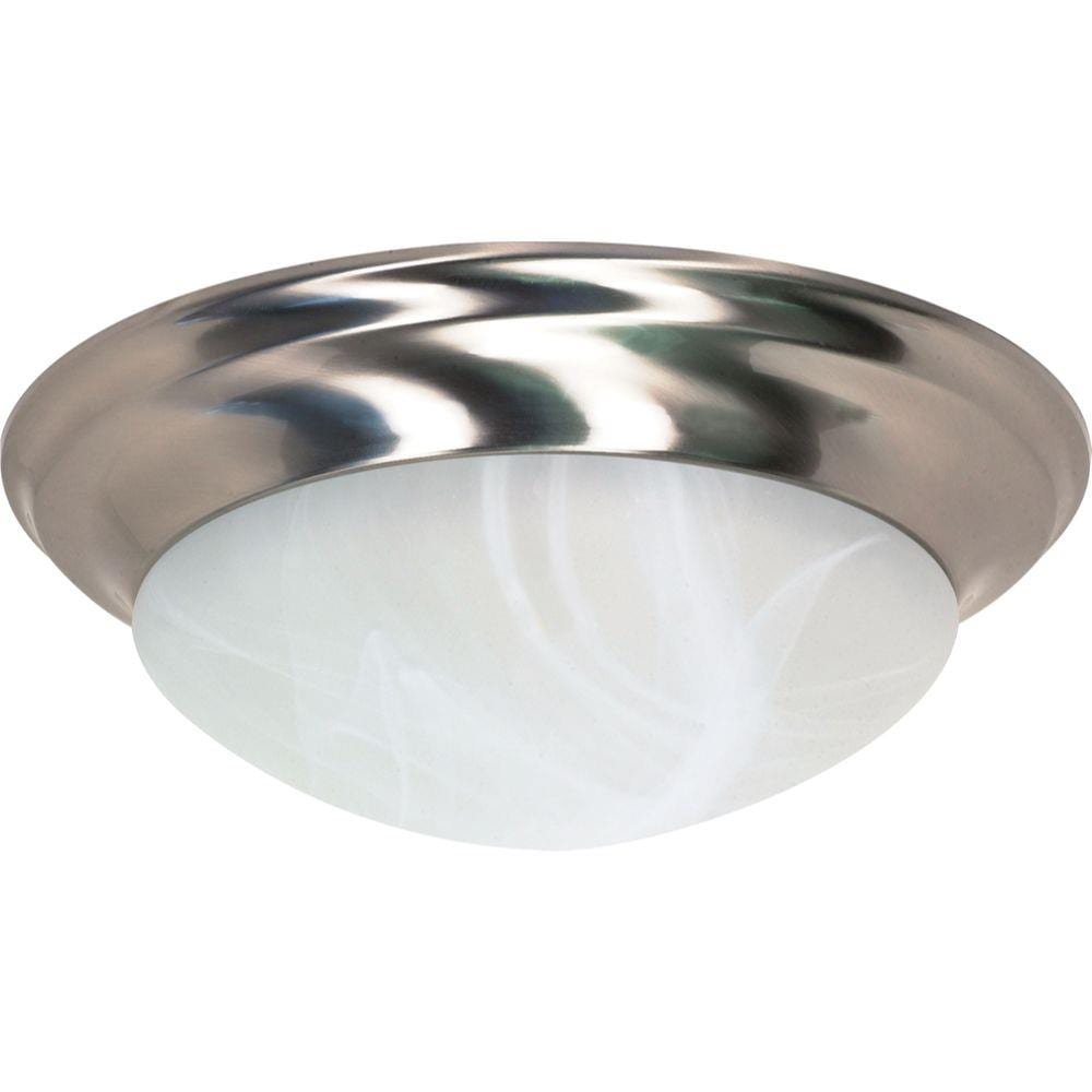  LW-SC528509 3-Light 17-in Brushed Nickel Flush Mount Light