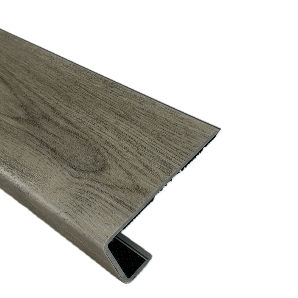 Deco Products STAIR NOSE Bahamas Sands 1/8-in T x 4-3/4-in W x 45-in L Stained Vinyl Stair Nosing Floor Moulding Trim