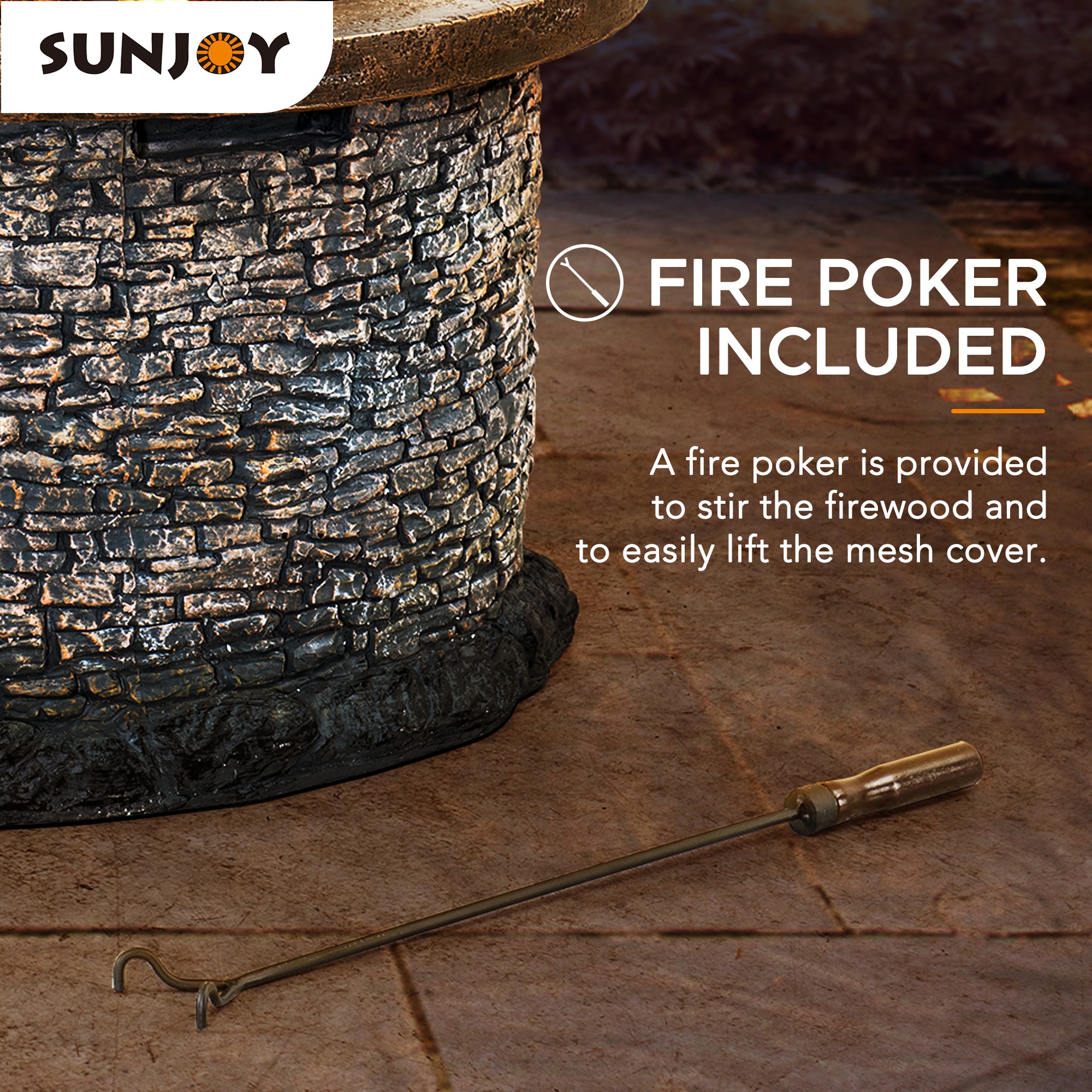 Sunjoy 168844 Outdoor-Woodburning-Firepits - View #6