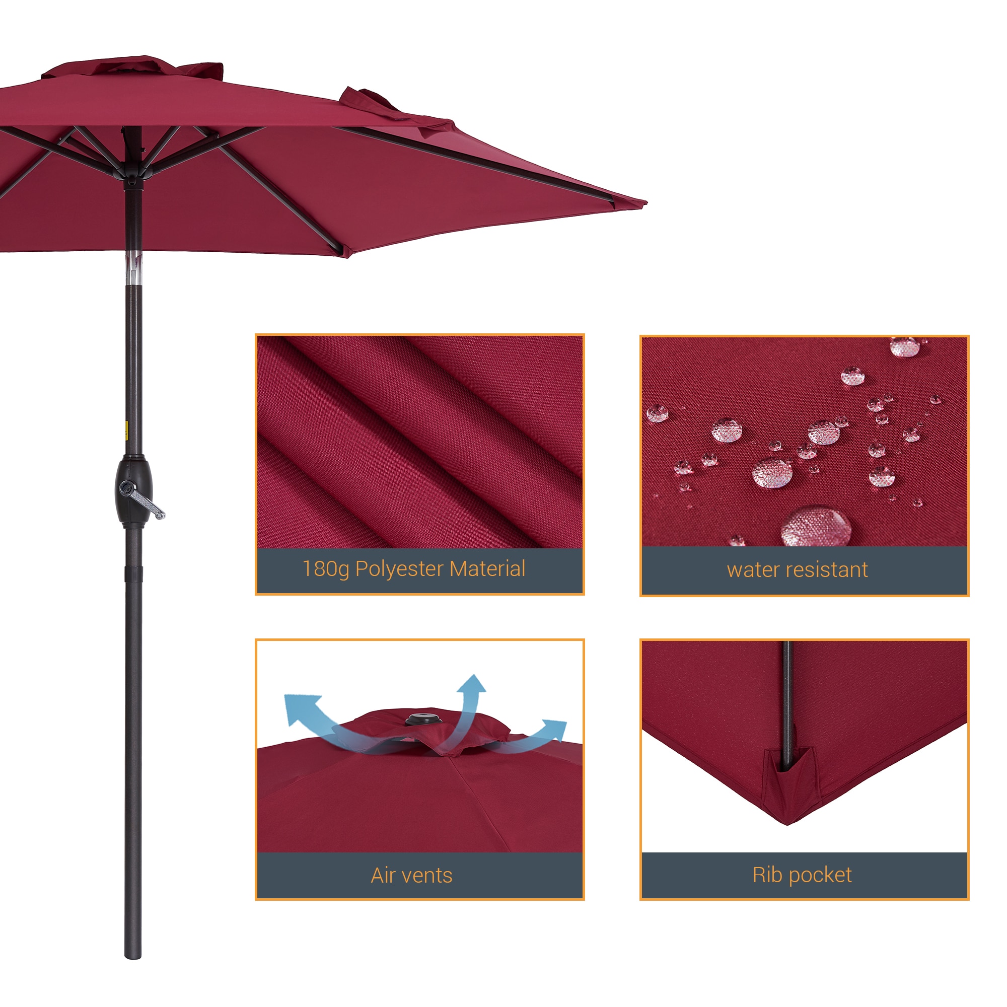 ACEGOSES LW-75RD Umbrellas-2 - View #3