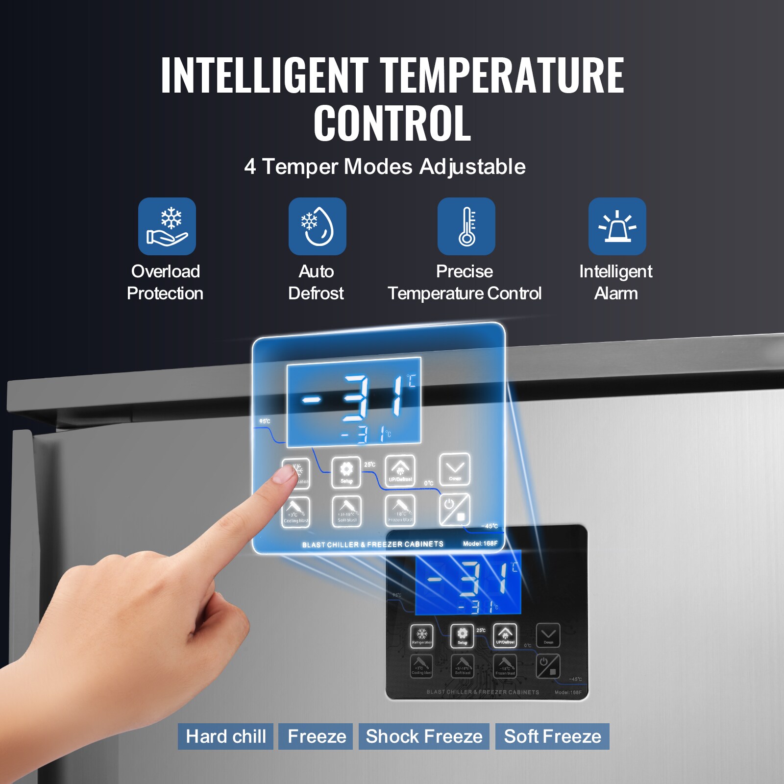 VEVOR SCHXSDJ120L406413V1 Commercial-Freezers - View #5