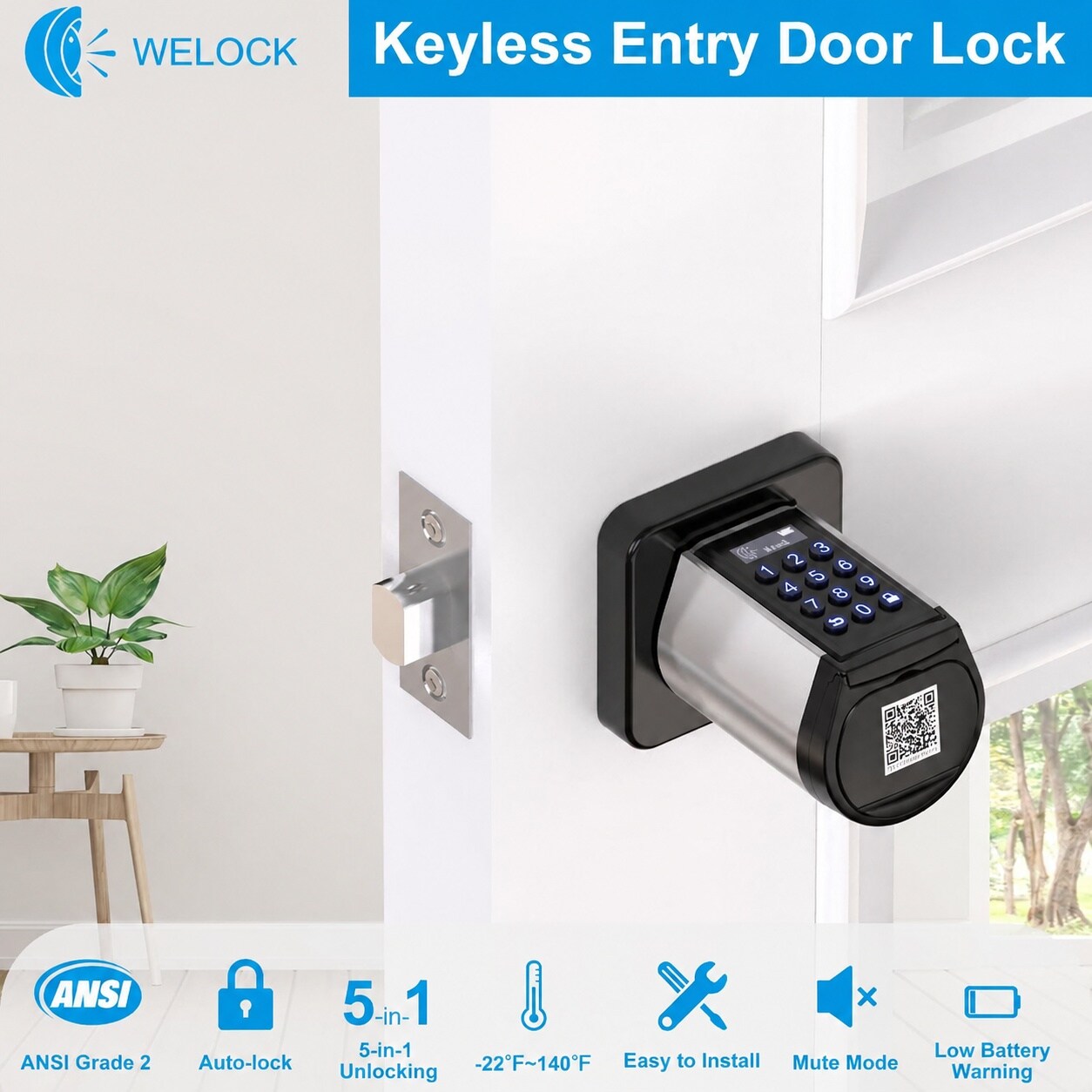 Aoibox LABMFCCN Door-Deadbolts - View #2